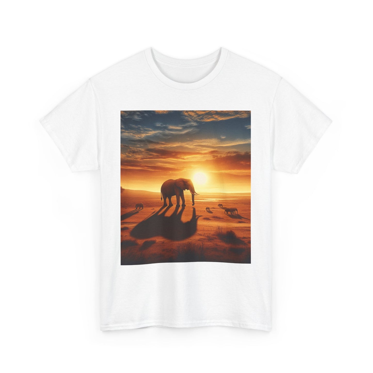 Elephants Women's Heavy Cotton Tee