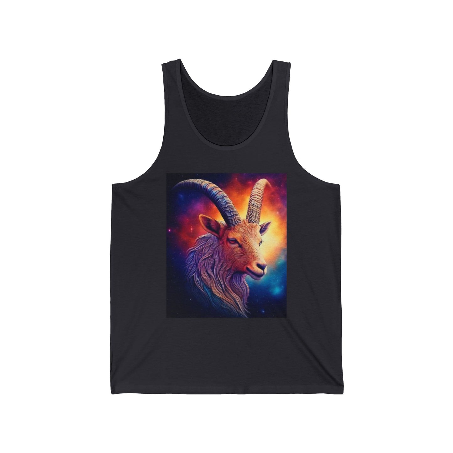 Capricorn Unisex Jersey Tank Top - Perfect for Festivals & Casual Wear