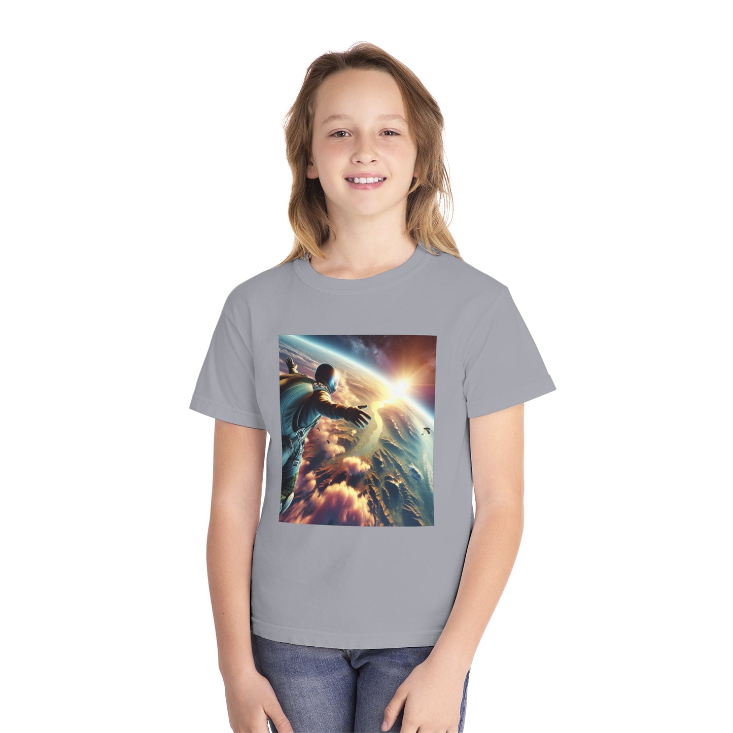 Sky Diving Youth Midweight Tee