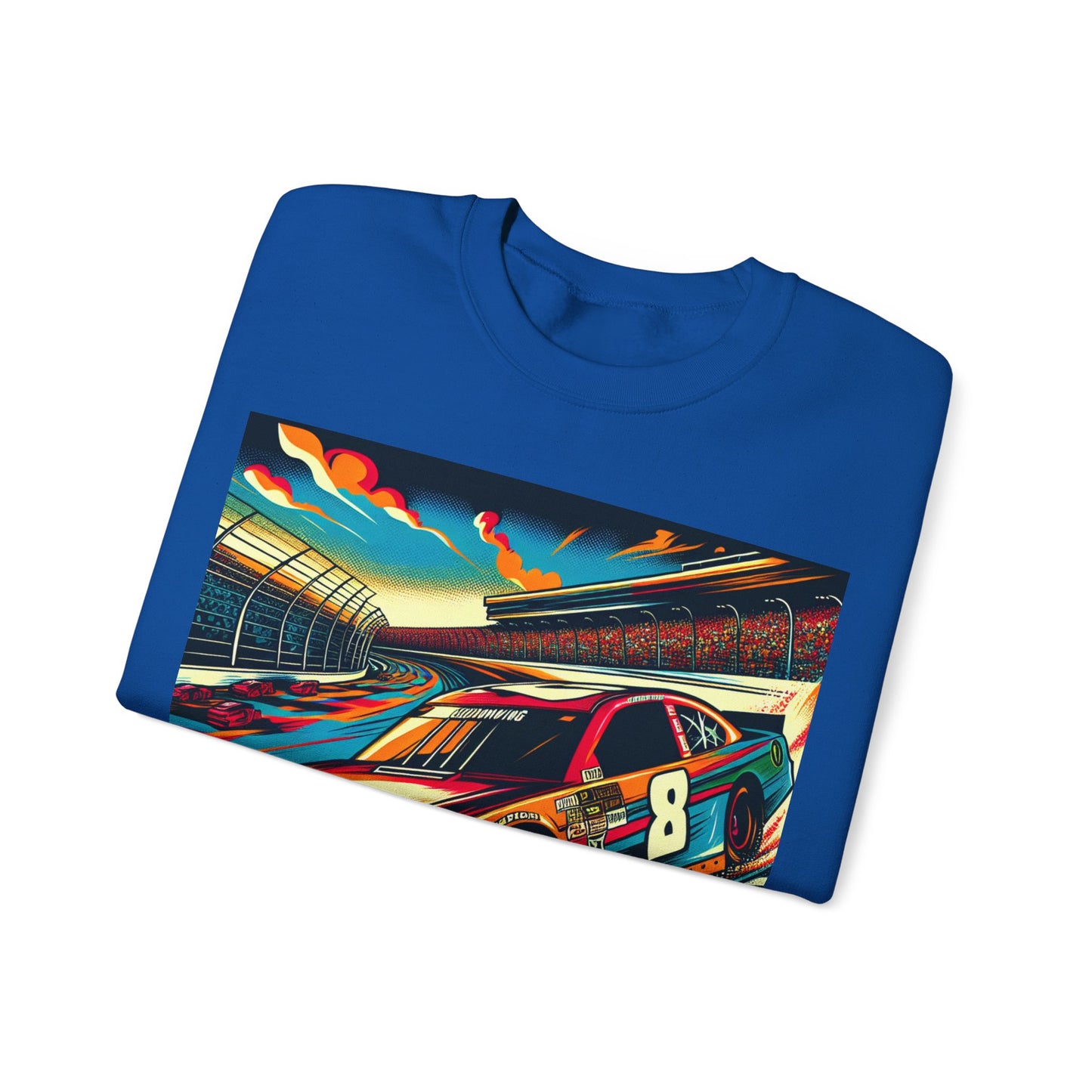 Race Car Crewneck Sweatshirt | Racing Apparel, Unisex Sweatshirt, Nascar Gift, Motorsports Clothing, Car Enthusiasts Sweatshirt