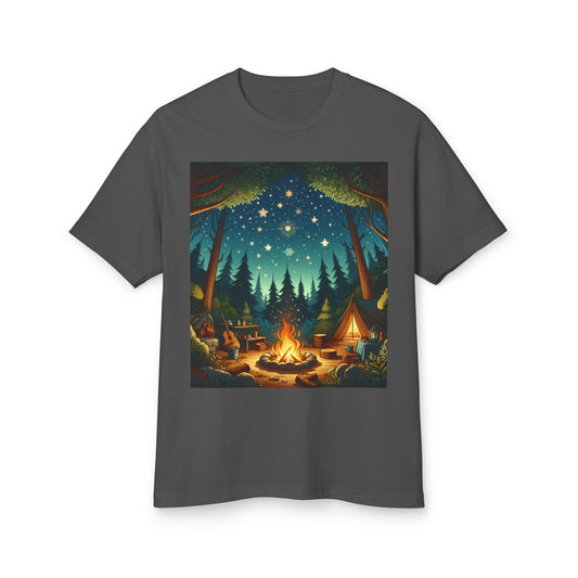 Camping Heavyweight Tee - Unisex Garment-Dyed Shirt