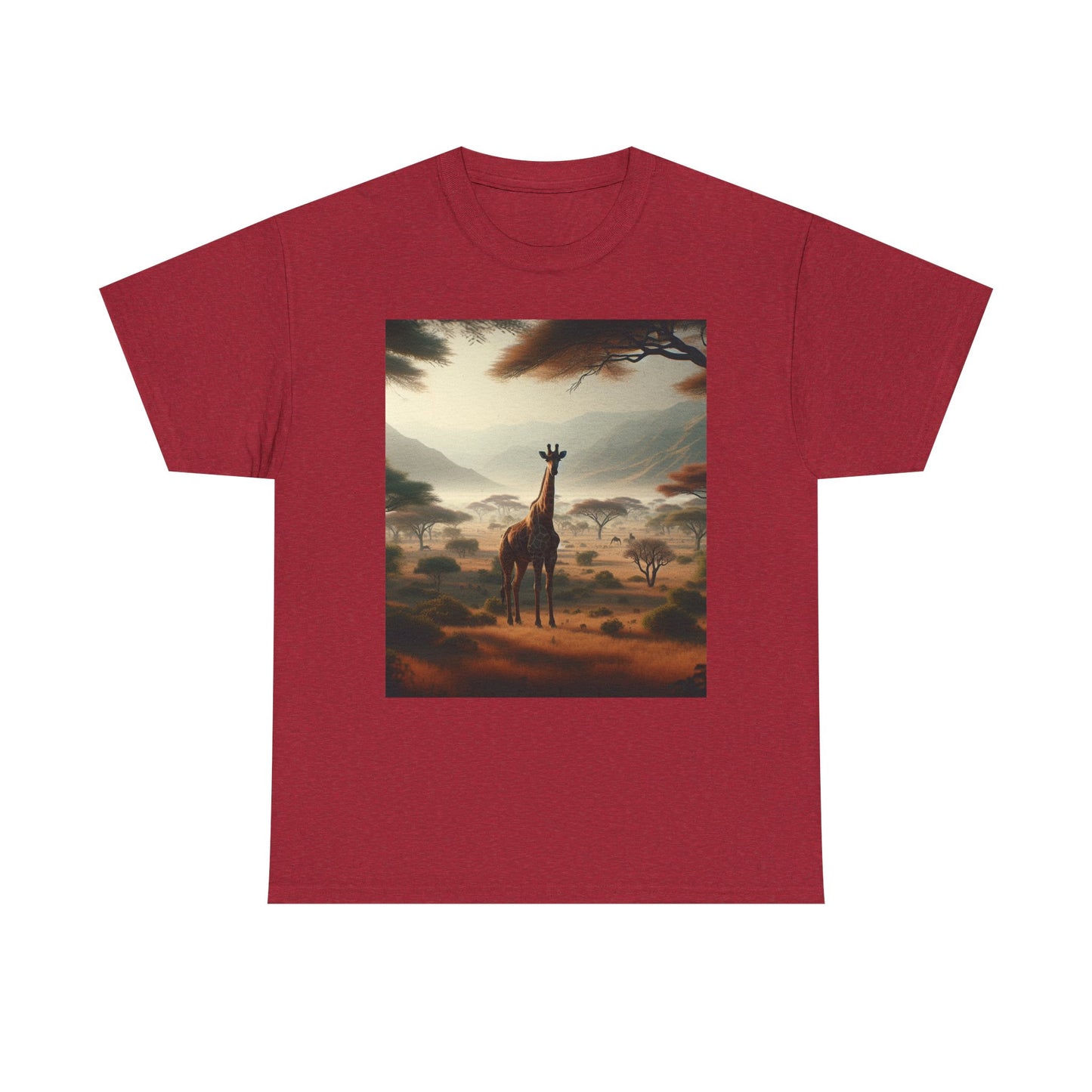 Giraffes Women's Heavy Cotton Tee