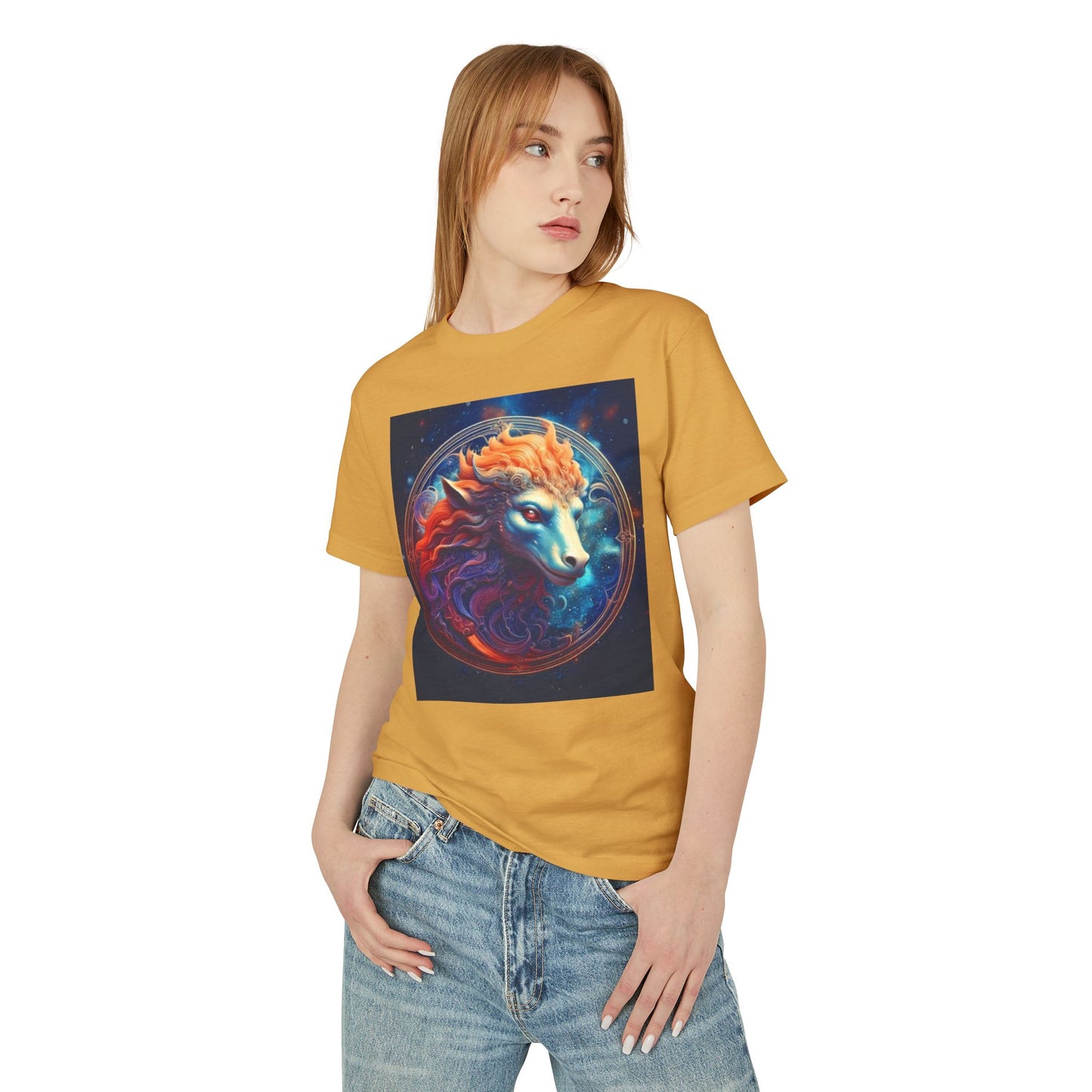 Aquarius Heavyweight Tee - Unisex Garment-Dyed Shirt