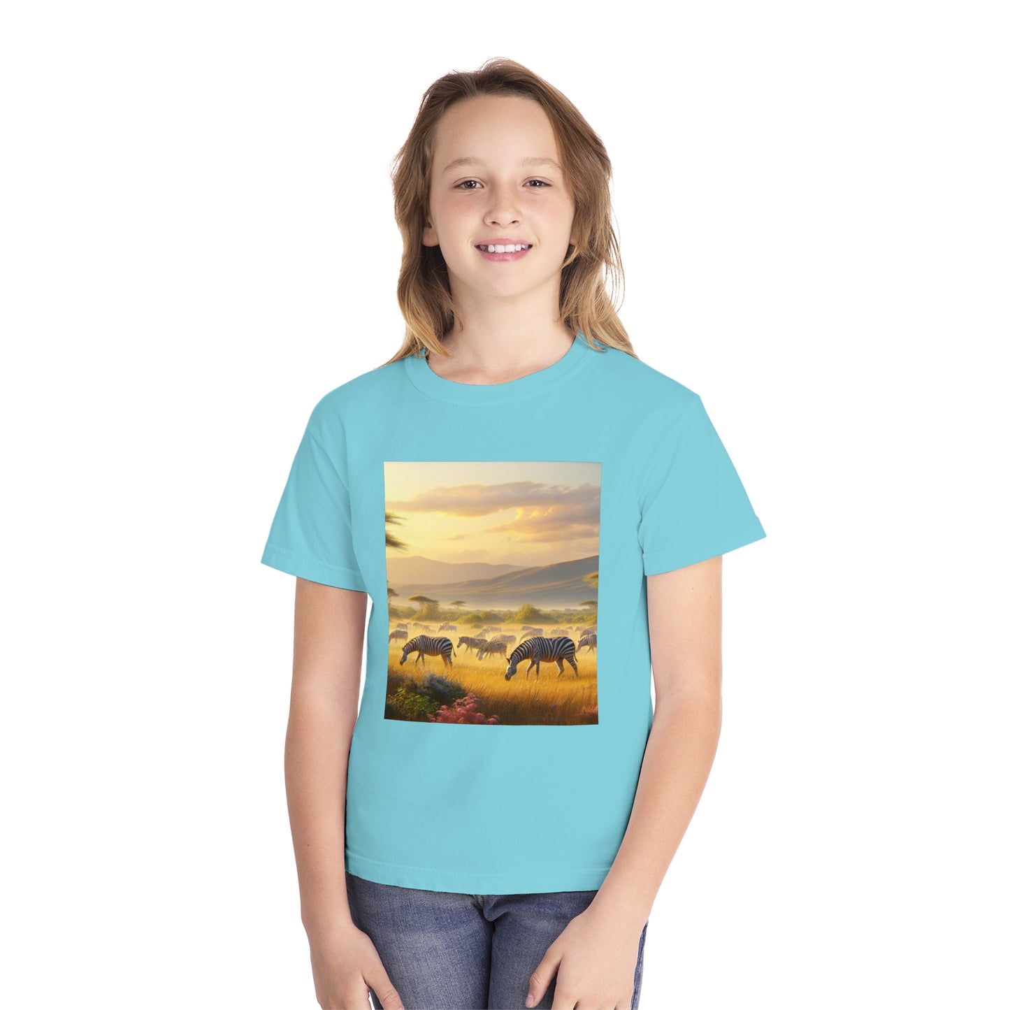 Zebras Youth Midweight Tee