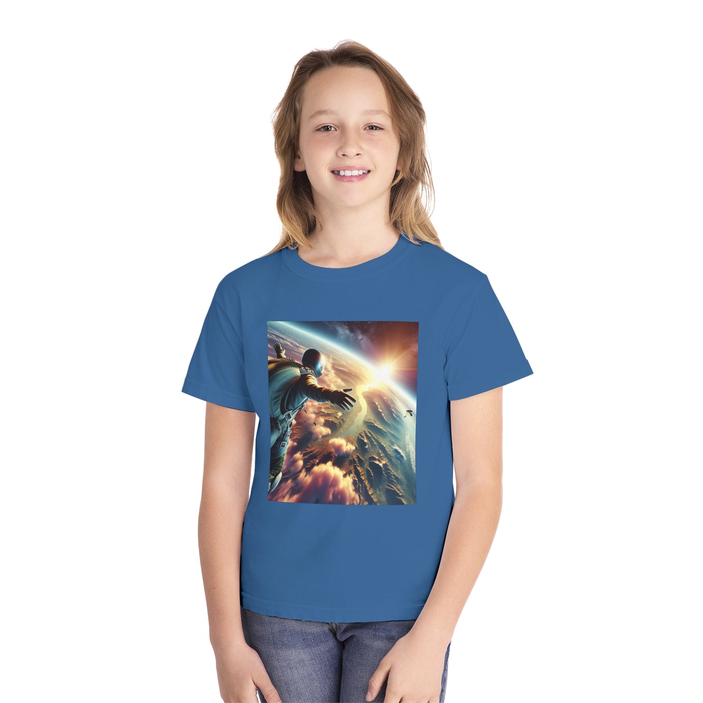 Sky Diving Youth Midweight Tee