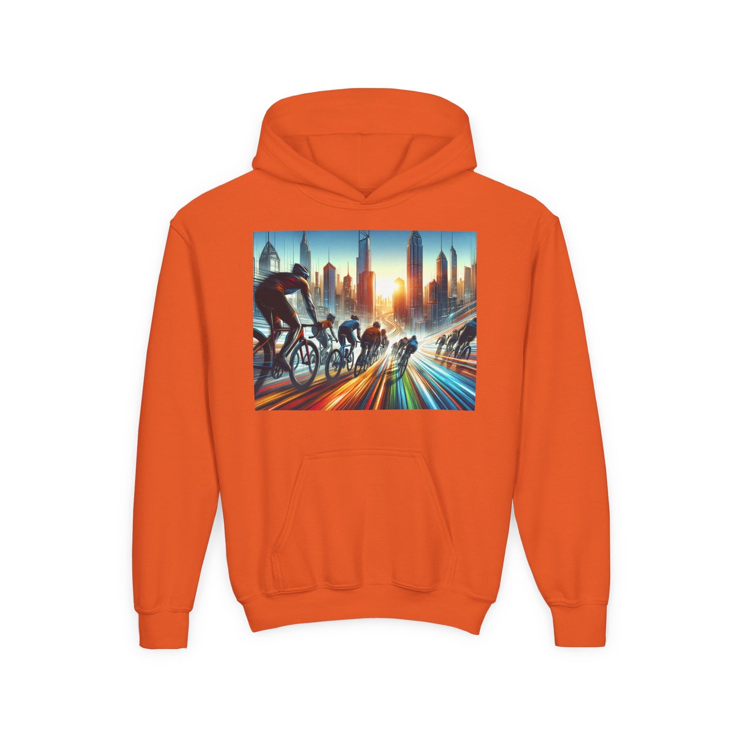 Cycling Youth Hoodie - Heavy Blend Sweatshirt