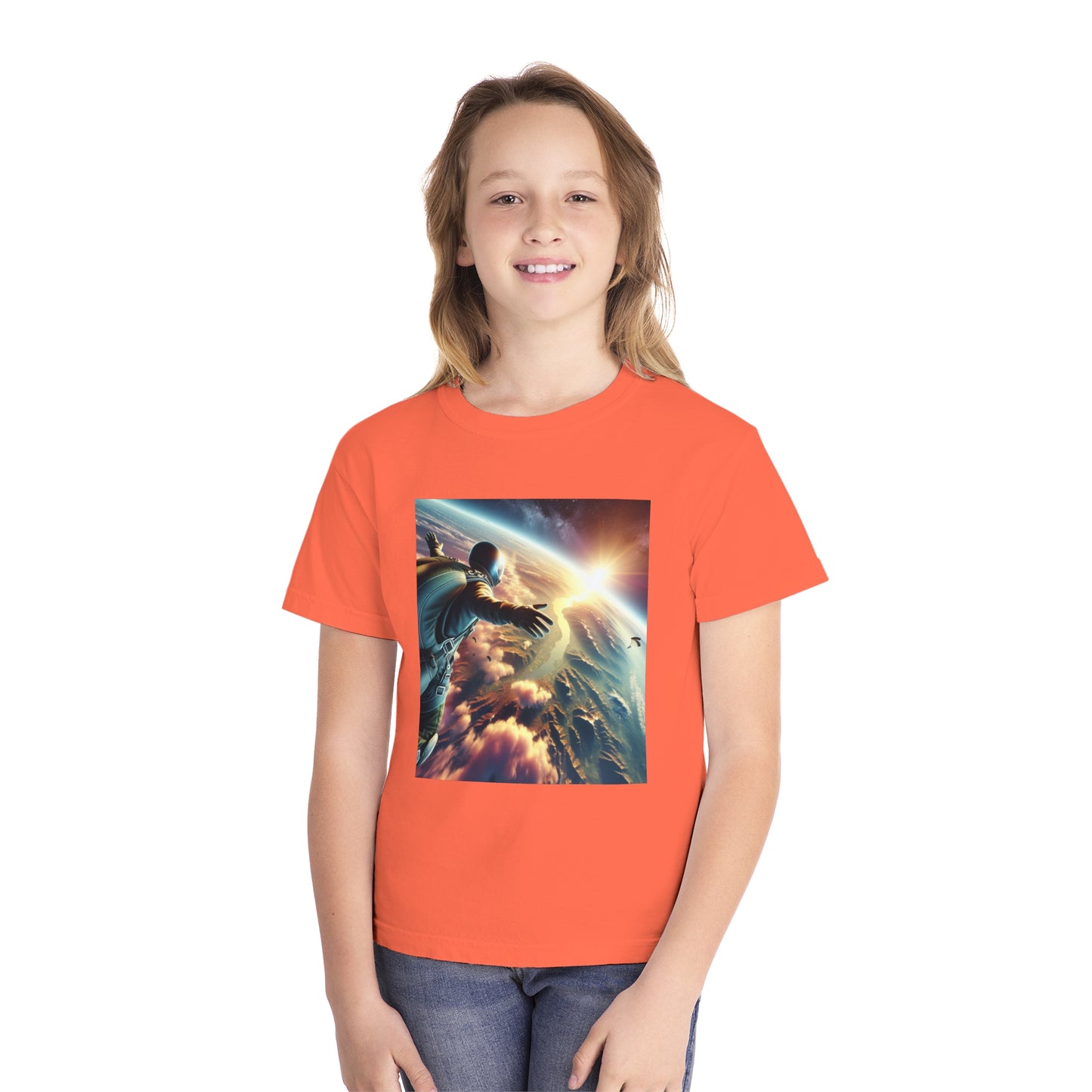Sky Diving Youth Midweight Tee