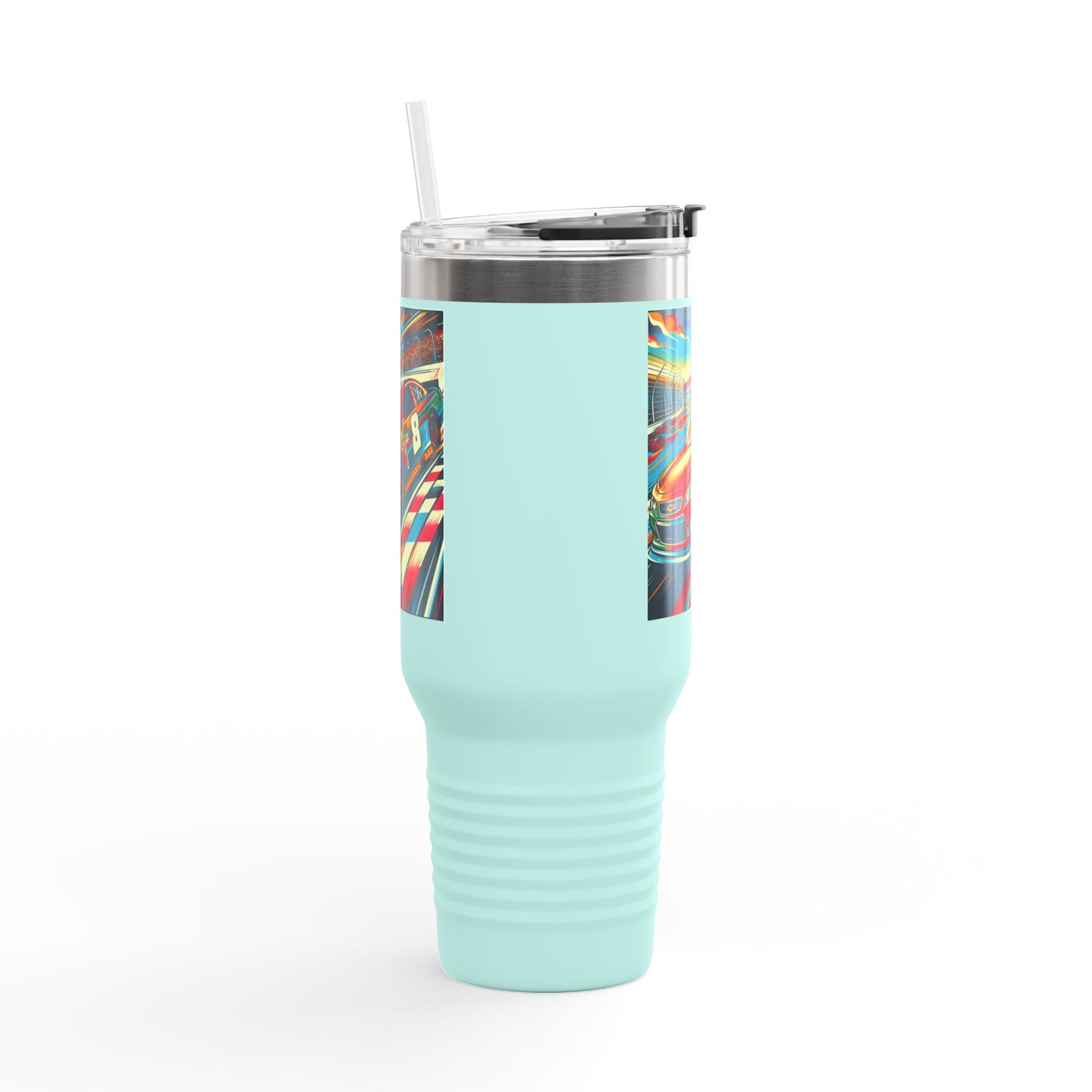 Vintage NASCAR Insulated Travel Mug, 40oz, Perfect for Fans, Sports Events, Coffee, Tea, Water