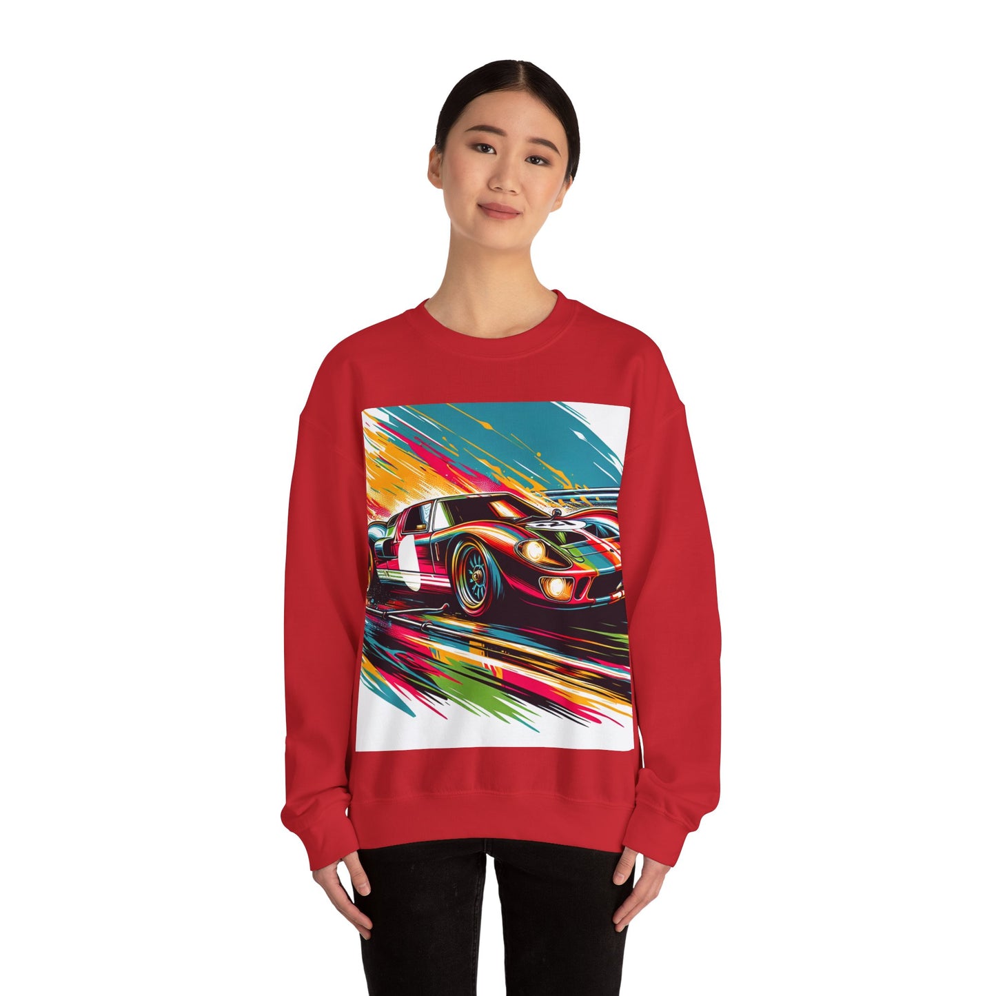 Race Car Crewneck Sweatshirt | Racing Apparel, Unisex Sweatshirt, Nascar Gift, Motorsports Clothing, Car Enthusiasts Sweatshirt