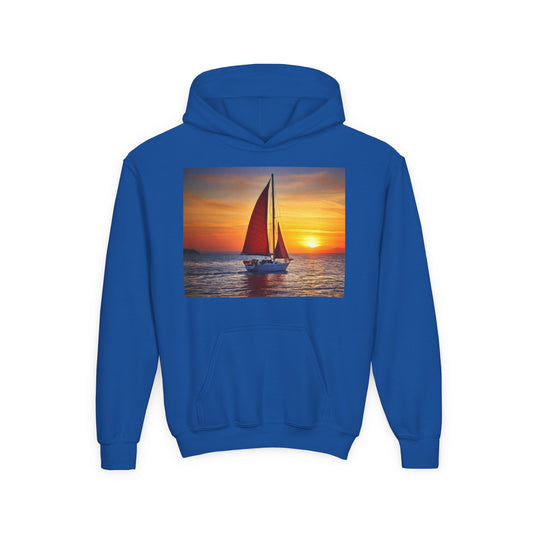 Sailing Youth Hoodie - Heavy Blend Sweatshirt