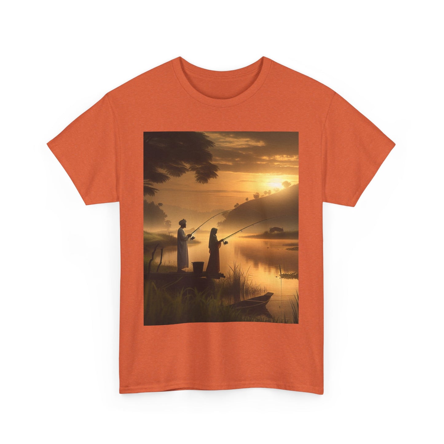 Fishing Women's Heavy Cotton Tee