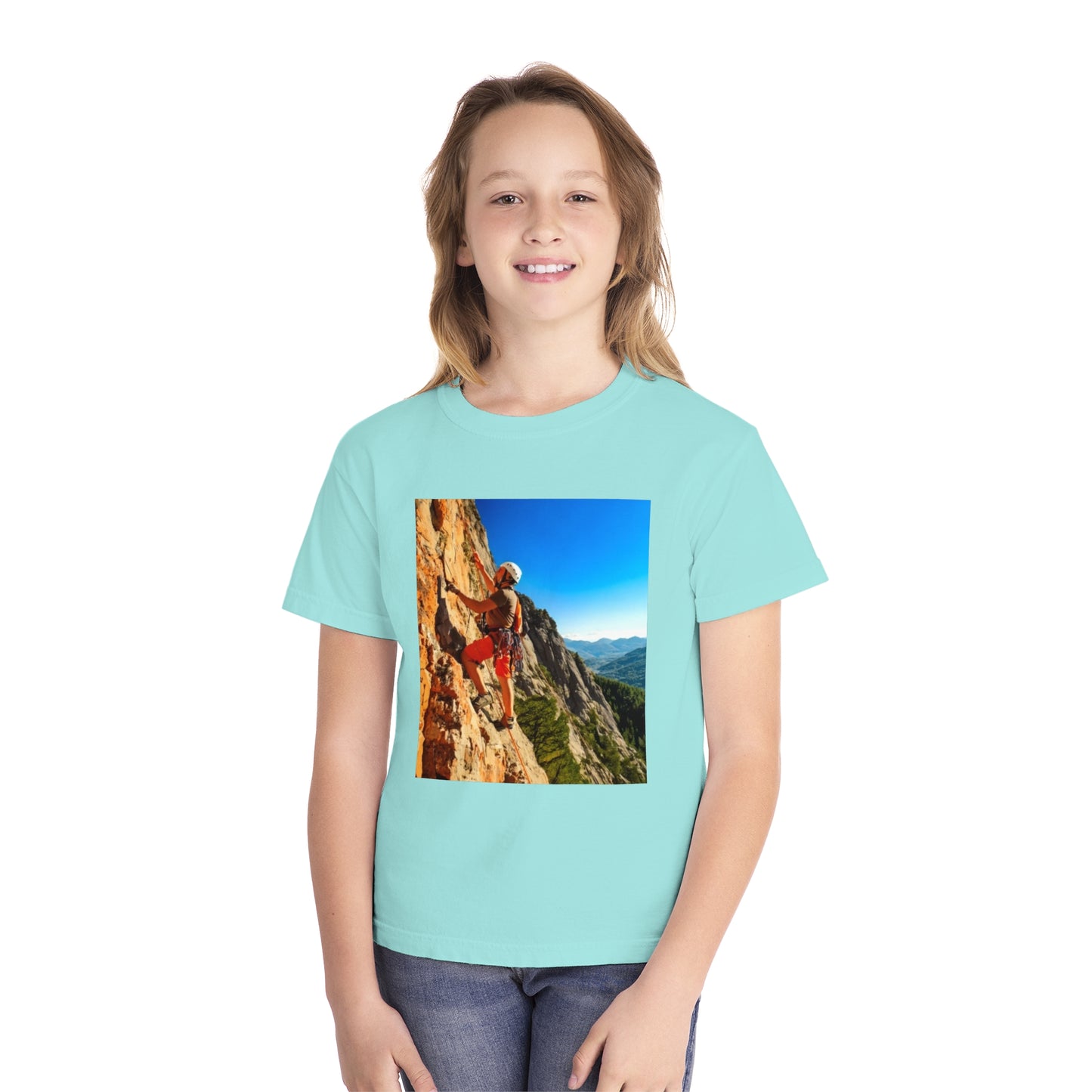 Rock Climbing Youth Midweight Tee