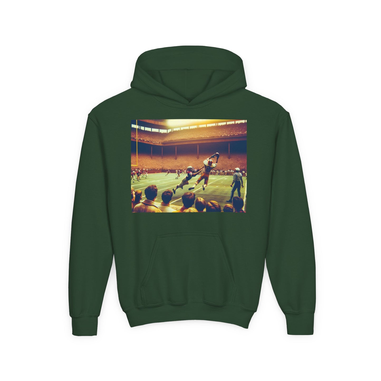 Football Youth Hoodie - Heavy Blend Sweatshirt