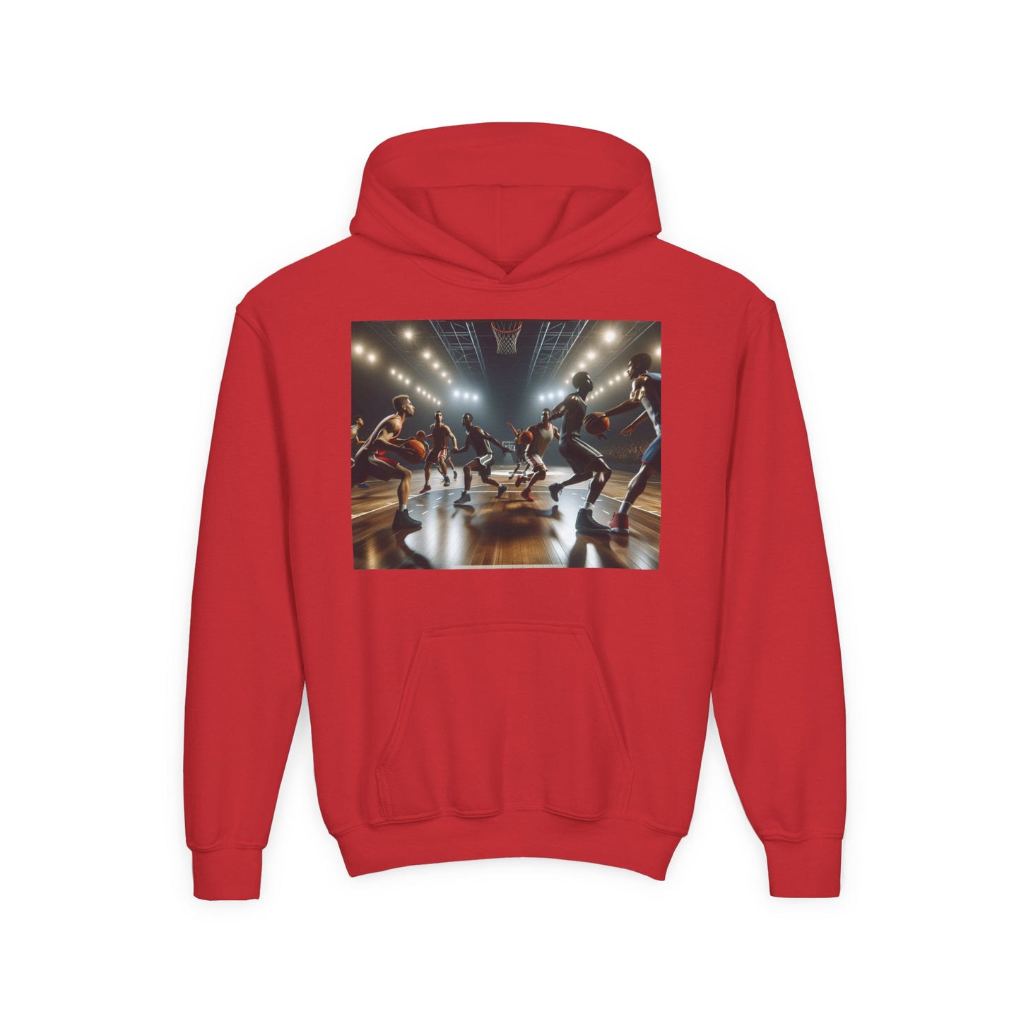 Basketball Youth Hoodie - Heavy Blend Sweatshirt