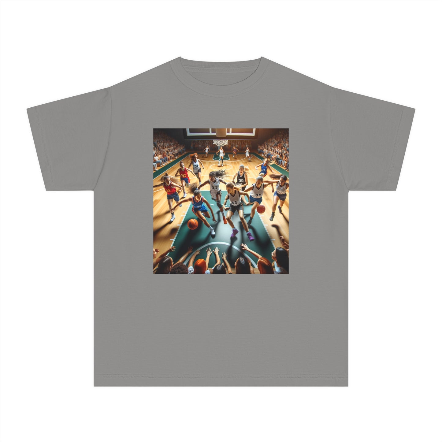 Basketball Youth Midweight Tee