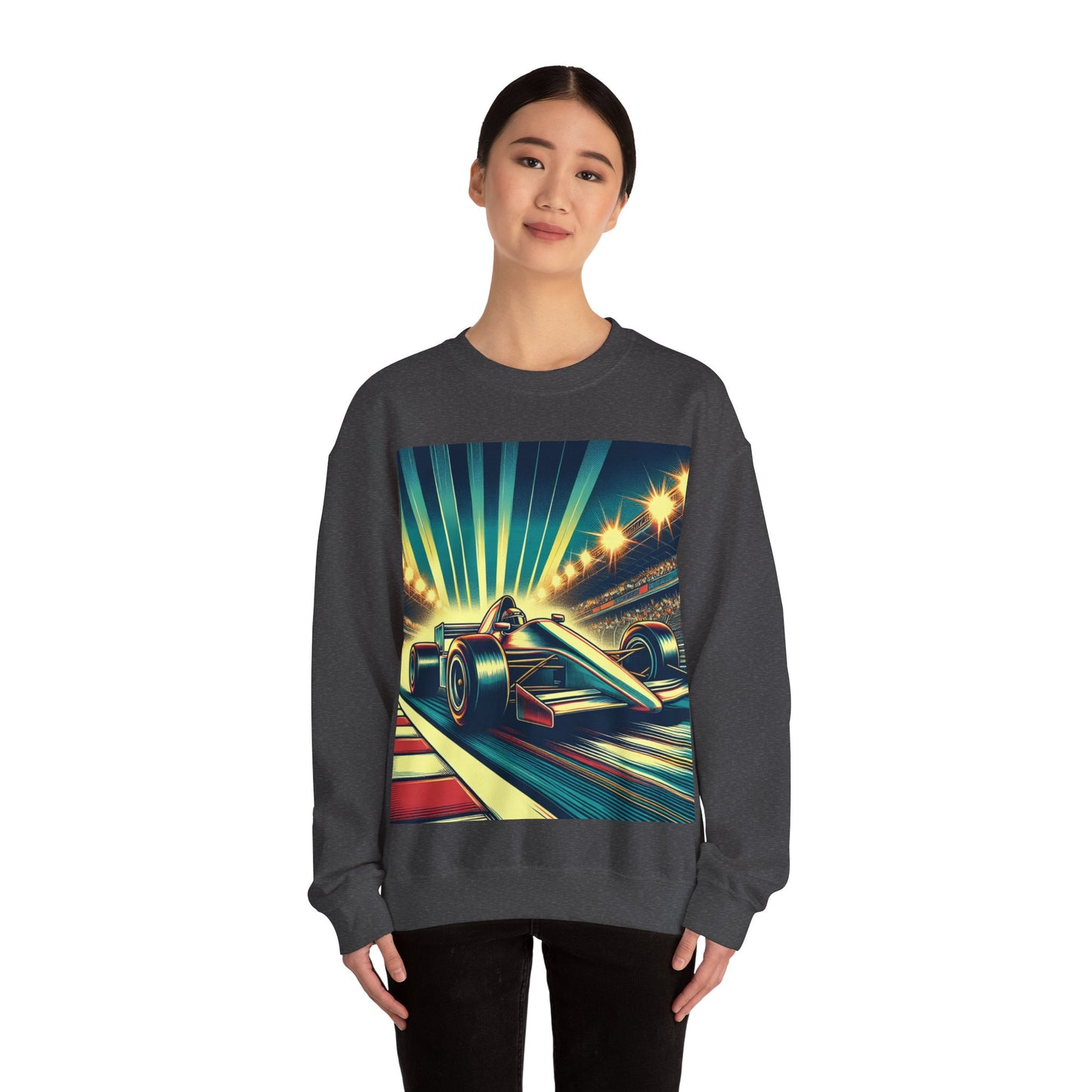 Race Car Crewneck Sweatshirt | Racing Apparel, Unisex Sweatshirt, F1 Gift, Motorsports Clothing, Car Enthusiasts Sweatshirt