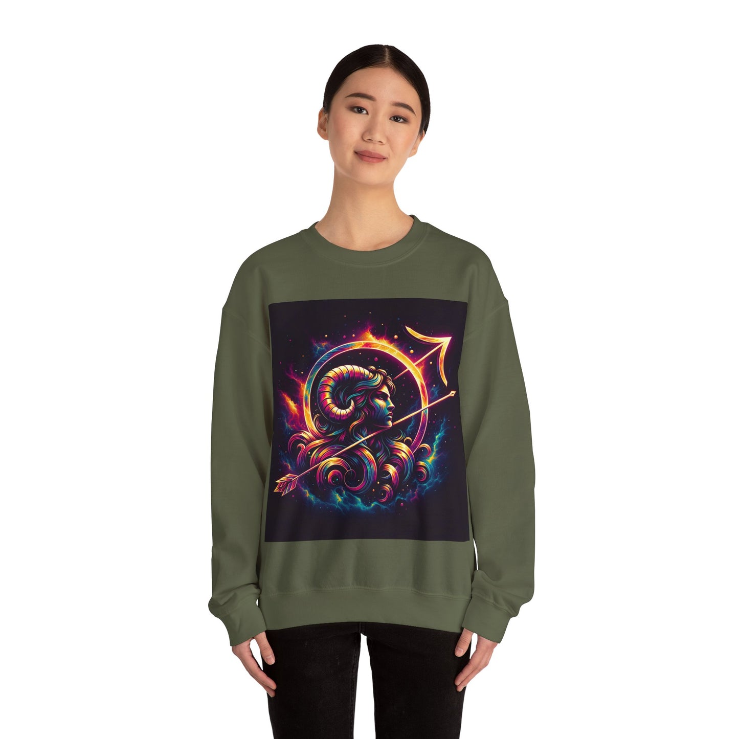 Sagittarius Crewneck Sweatshirt | Zodiac Apparel, Unisex Sweatshirt
