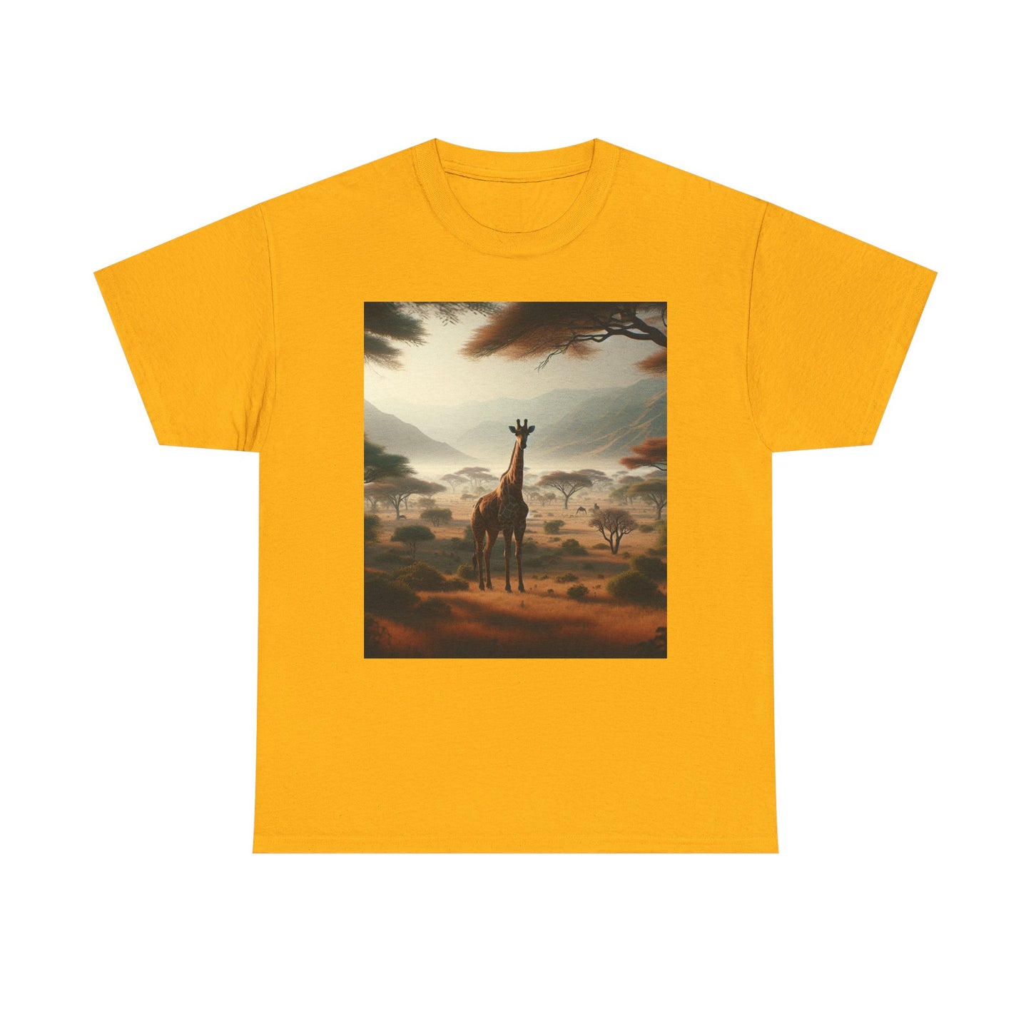 Giraffes Women's Heavy Cotton Tee