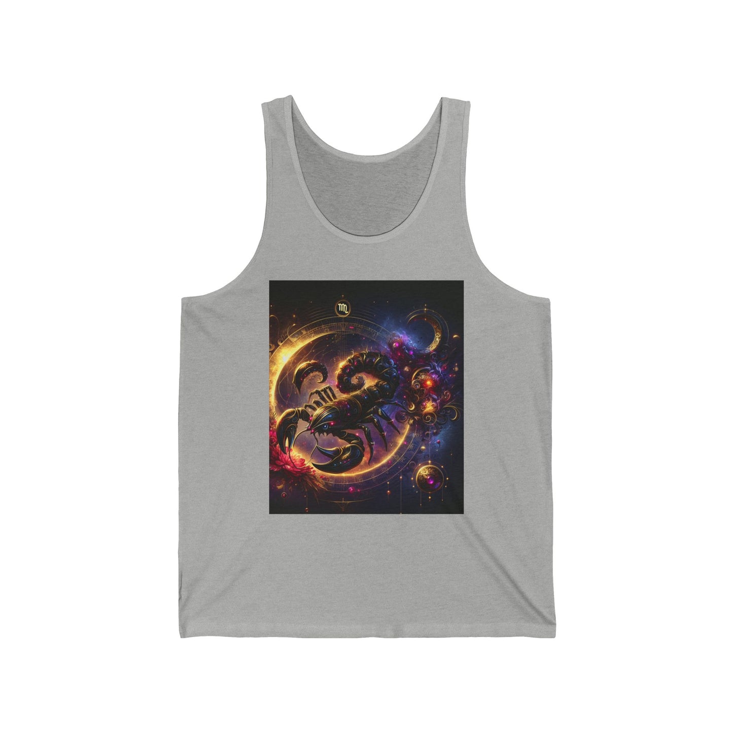 Scorpio Unisex Jersey Tank Top - Perfect for Festivals & Casual Wear