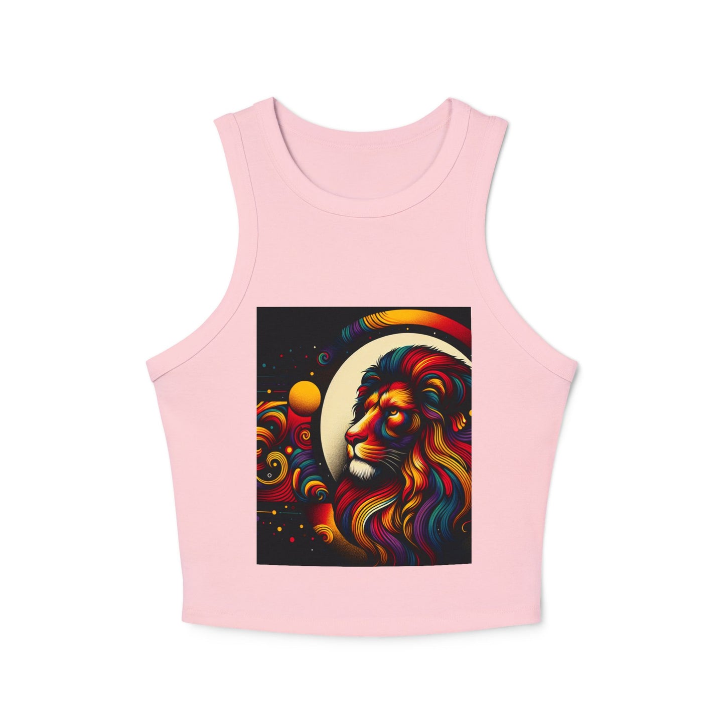 Leo Women's Micro Rib Racer Tank Top
