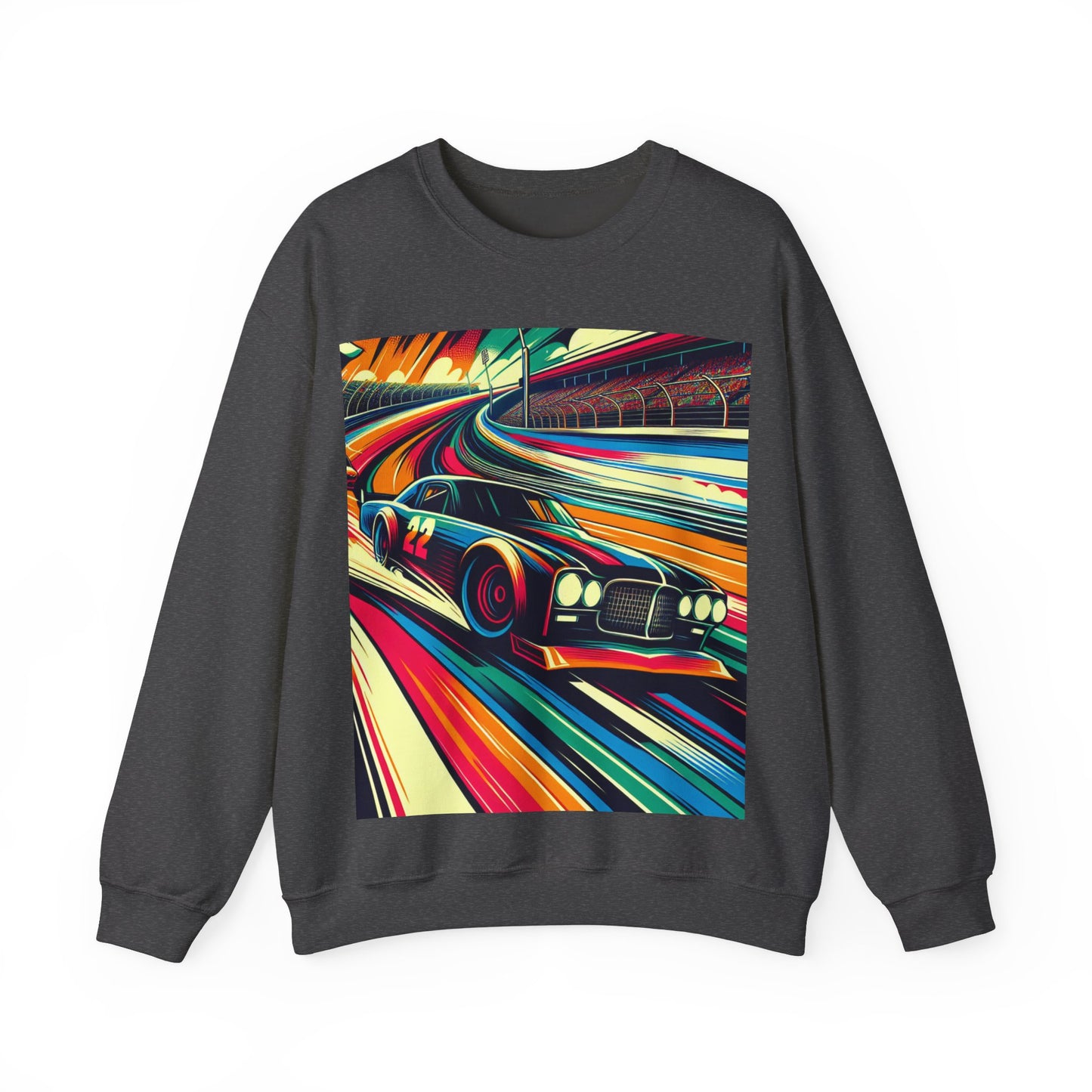 Race Car Crewneck Sweatshirt | Racing Apparel, Unisex Sweatshirt, NASCAR Gift, Motorsports Clothing, Car Enthusiasts Sweatshirt