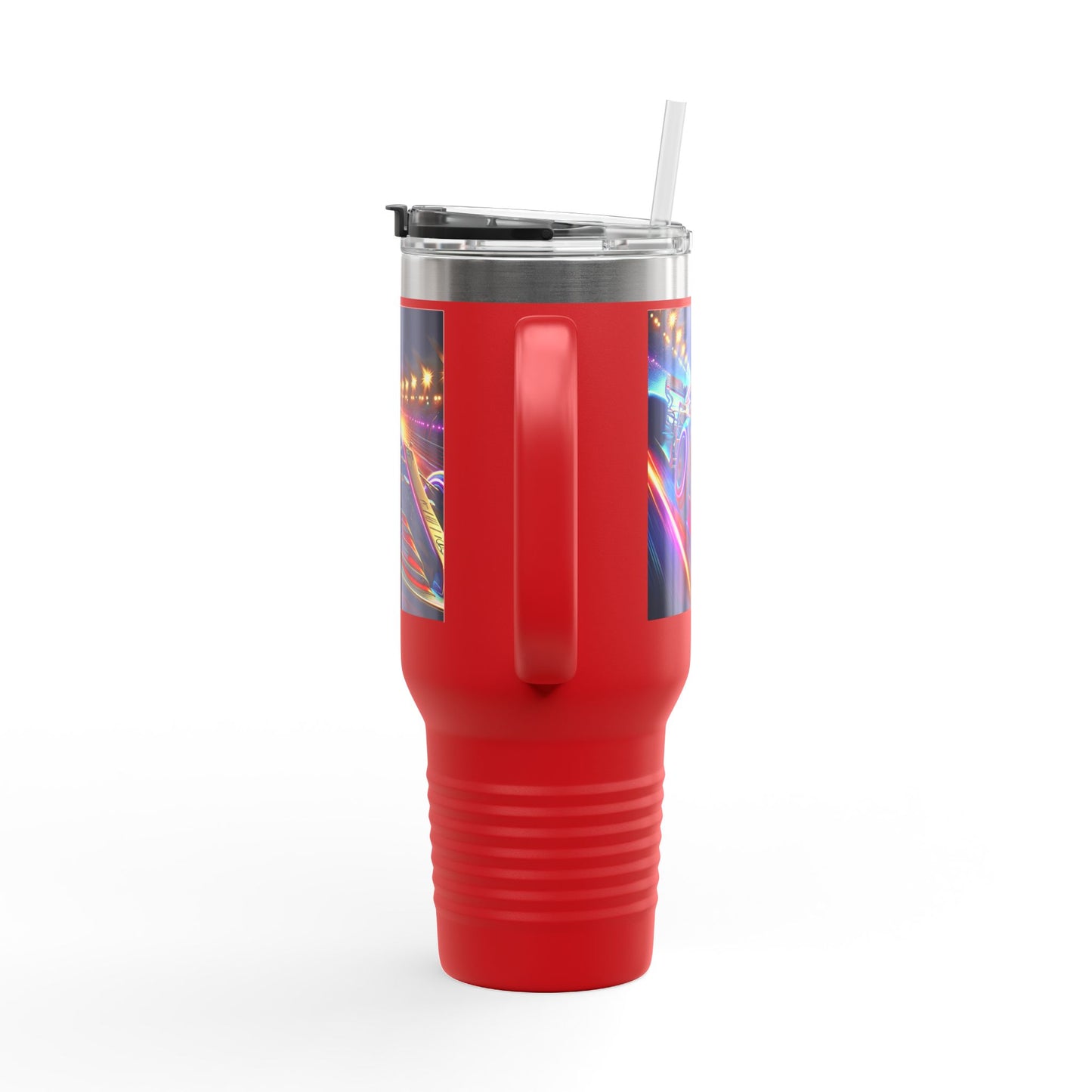 Vintage F1 Insulated Travel Mug, 40oz, Perfect for Fans, Sports Events, Coffee, Tea, Water