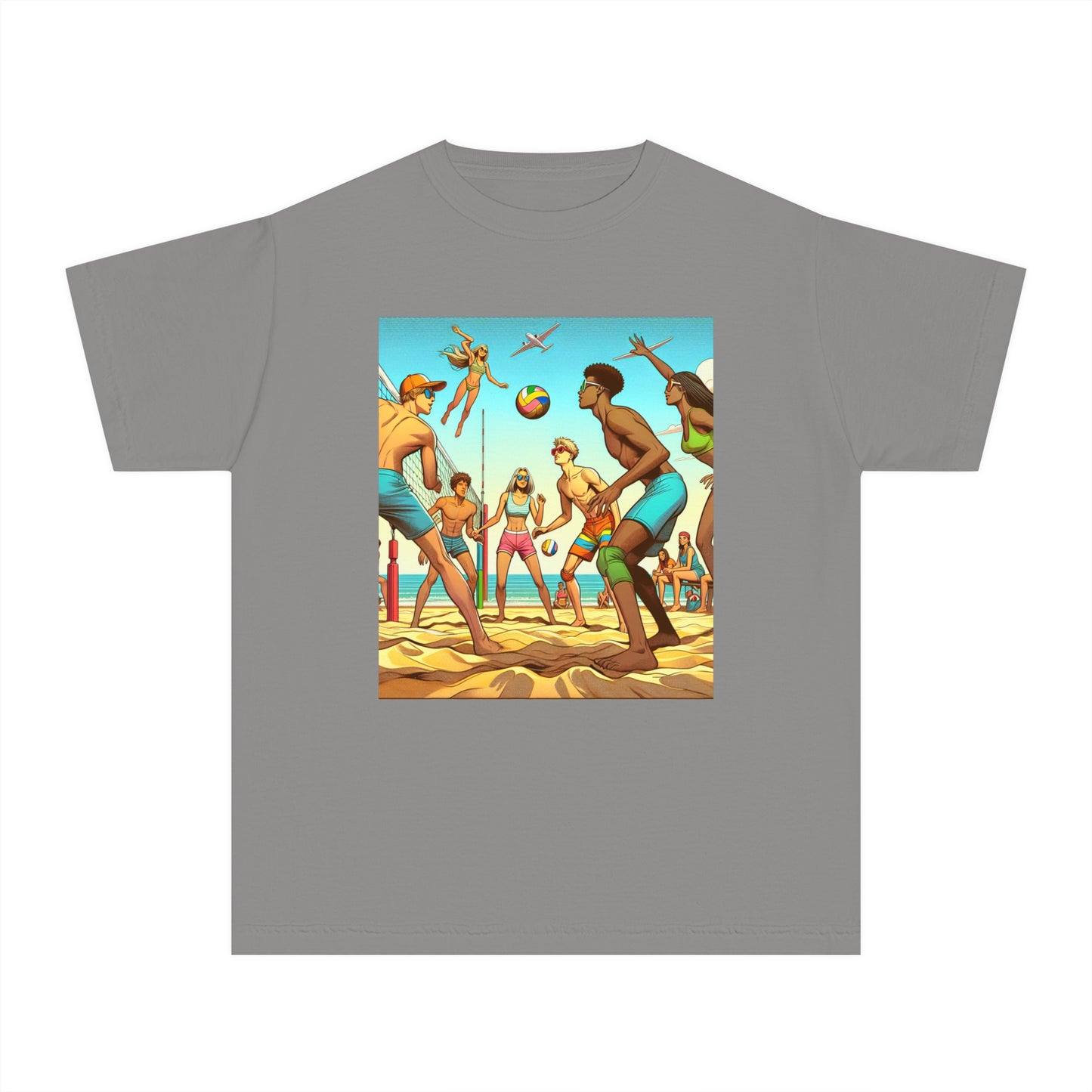 Volleyball Youth Midweight Tee