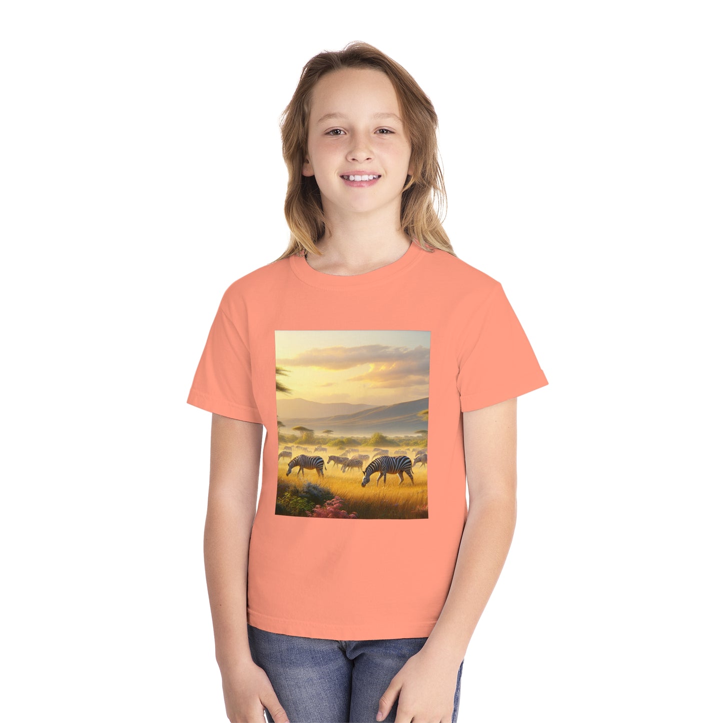 Zebras Youth Midweight Tee