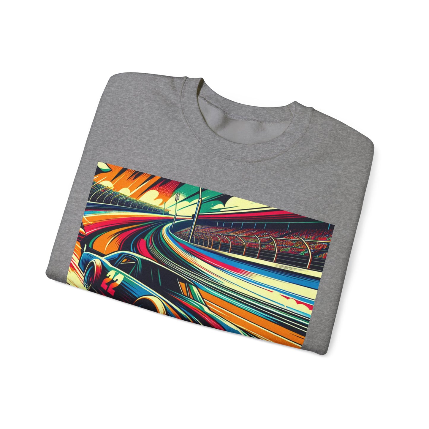 Race Car Crewneck Sweatshirt | Racing Apparel, Unisex Sweatshirt, NASCAR Gift, Motorsports Clothing, Car Enthusiasts Sweatshirt