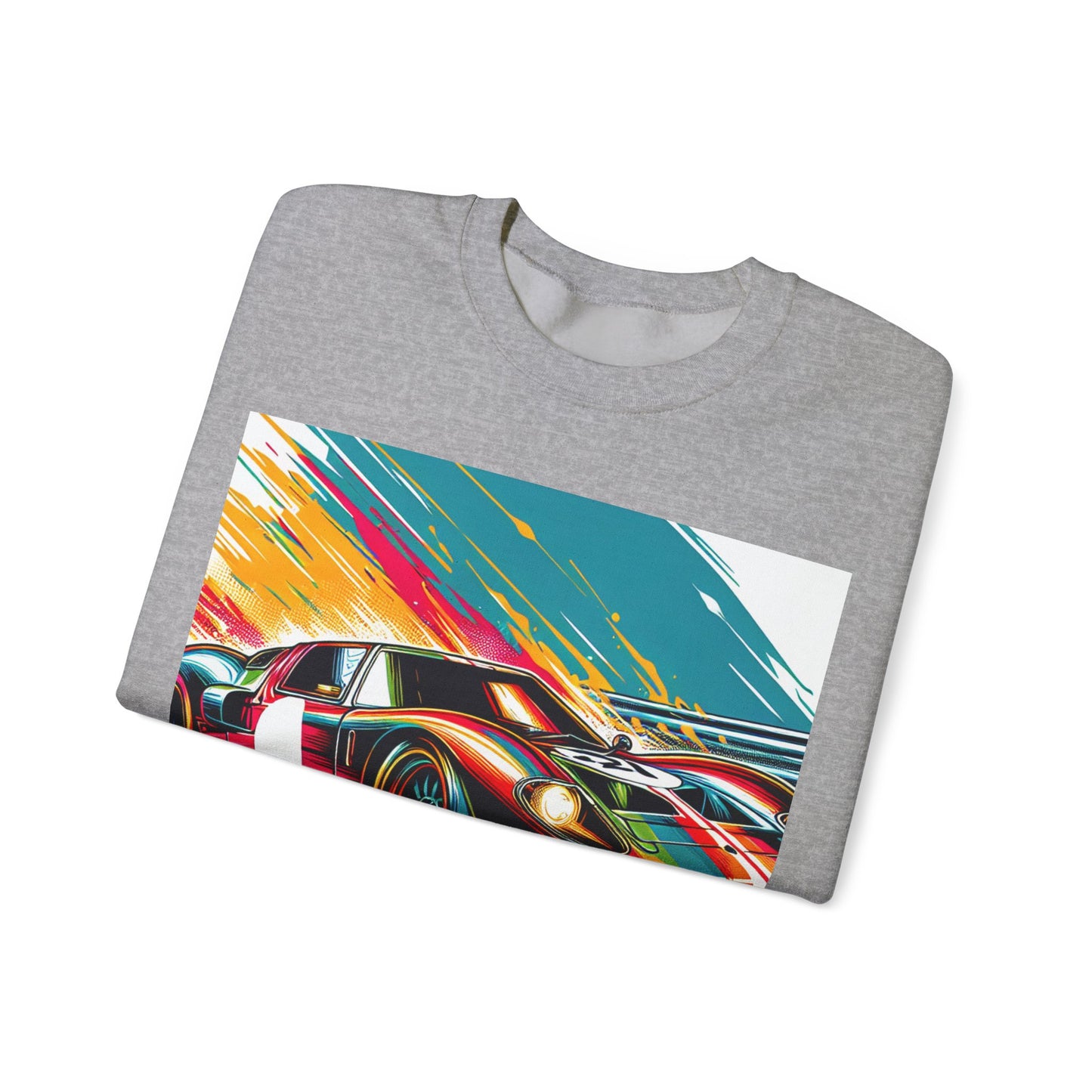Race Car Crewneck Sweatshirt | Racing Apparel, Unisex Sweatshirt, Nascar Gift, Motorsports Clothing, Car Enthusiasts Sweatshirt