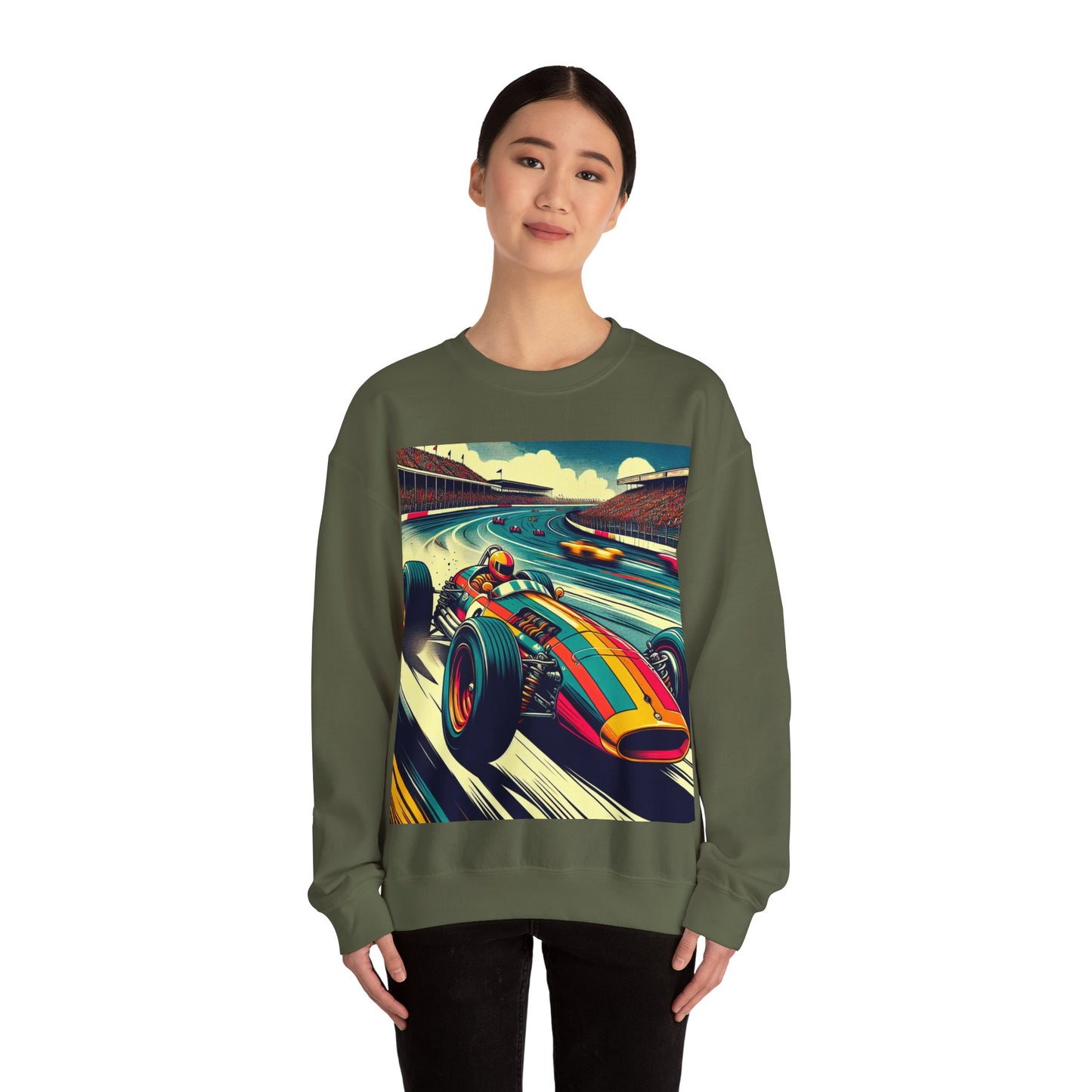 Race Car Crewneck Sweatshirt | Racing Apparel, Unisex Sweatshirt, F1 Gift, Motorsports Clothing, Car Enthusiasts Sweatshirt