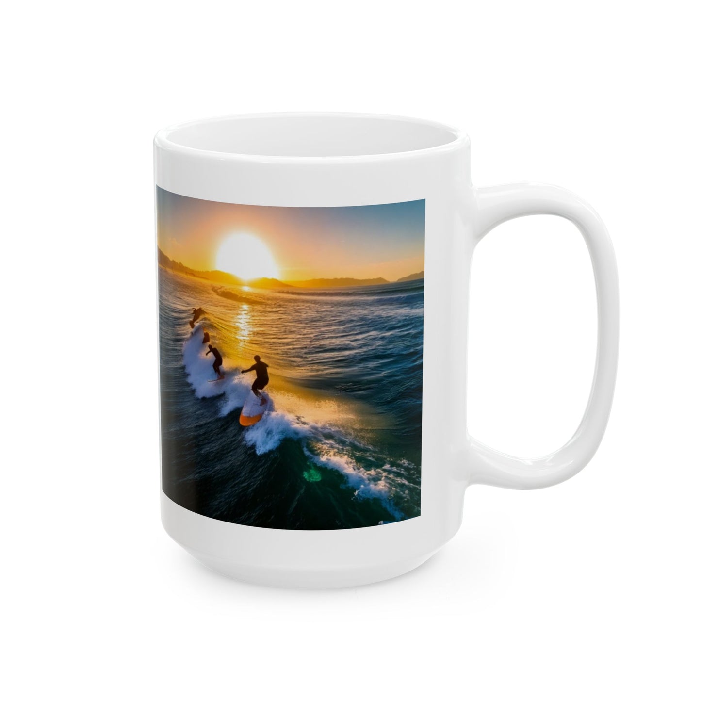 Surfing Ceramic Mug
