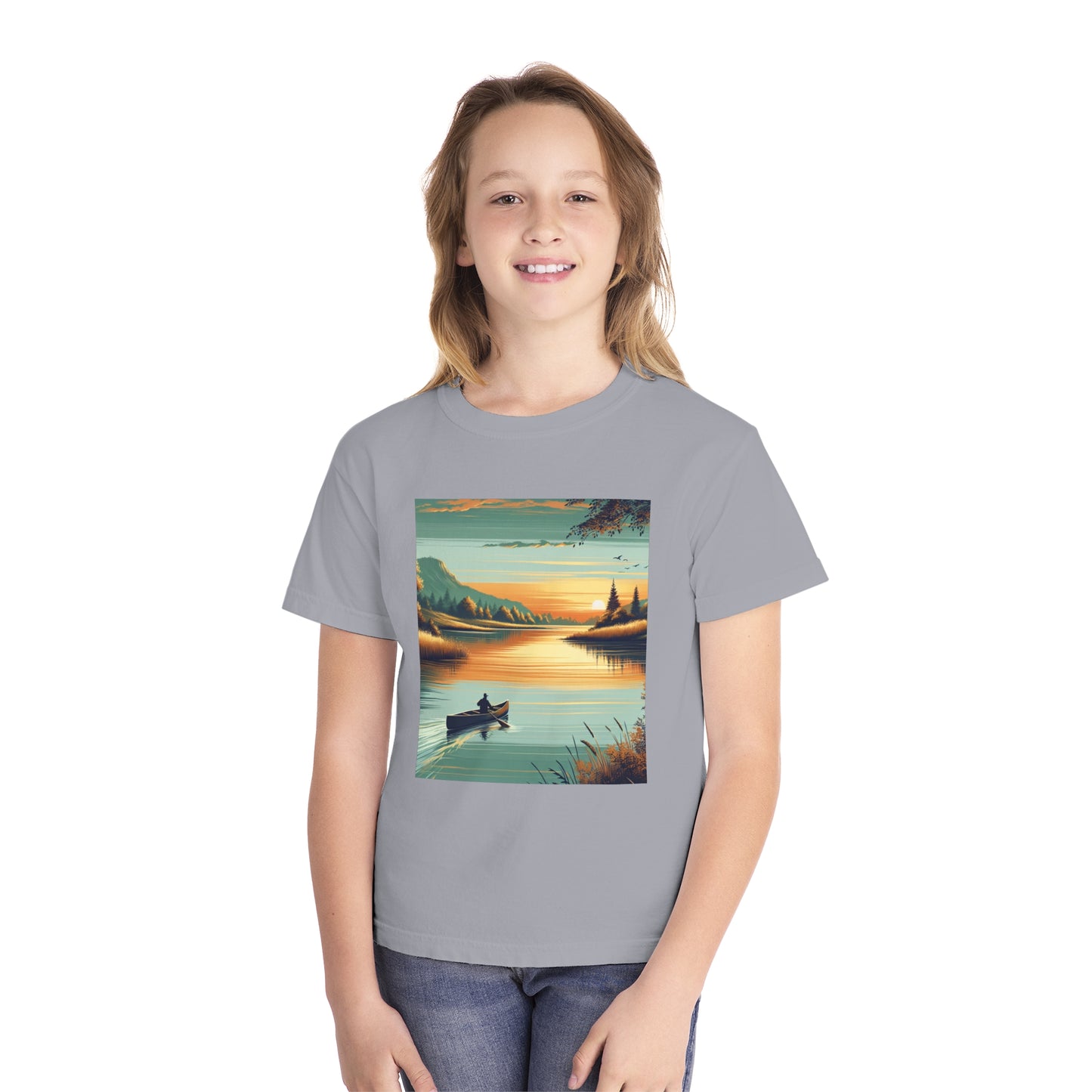 Canoeing Youth Midweight Tee