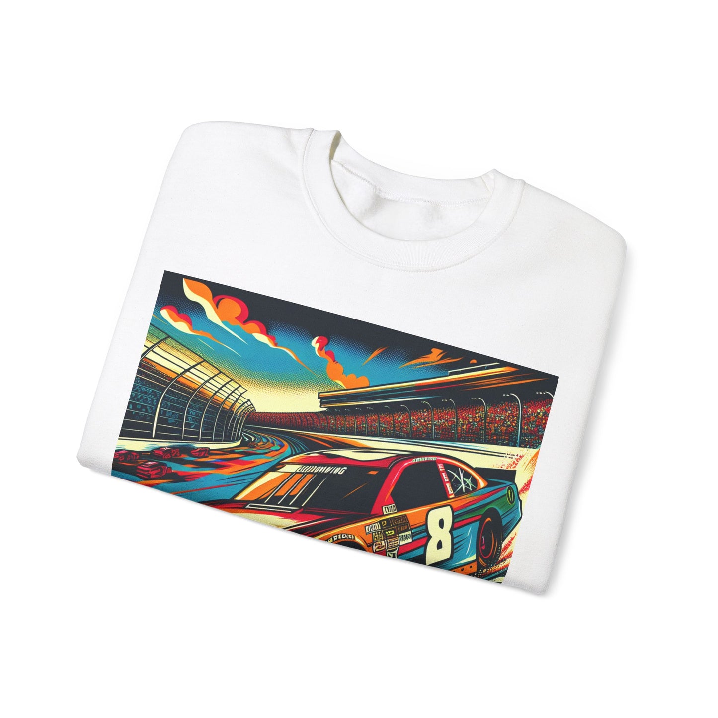 Race Car Crewneck Sweatshirt | Racing Apparel, Unisex Sweatshirt, Nascar Gift, Motorsports Clothing, Car Enthusiasts Sweatshirt