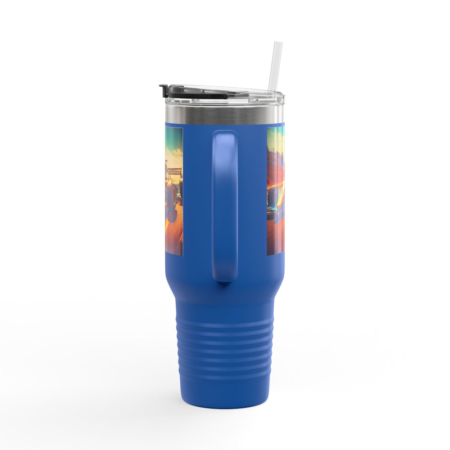 Vintage F1 Insulated Travel Mug, 40oz, Perfect for Fans, Sports Events, Coffee, Tea, Water
