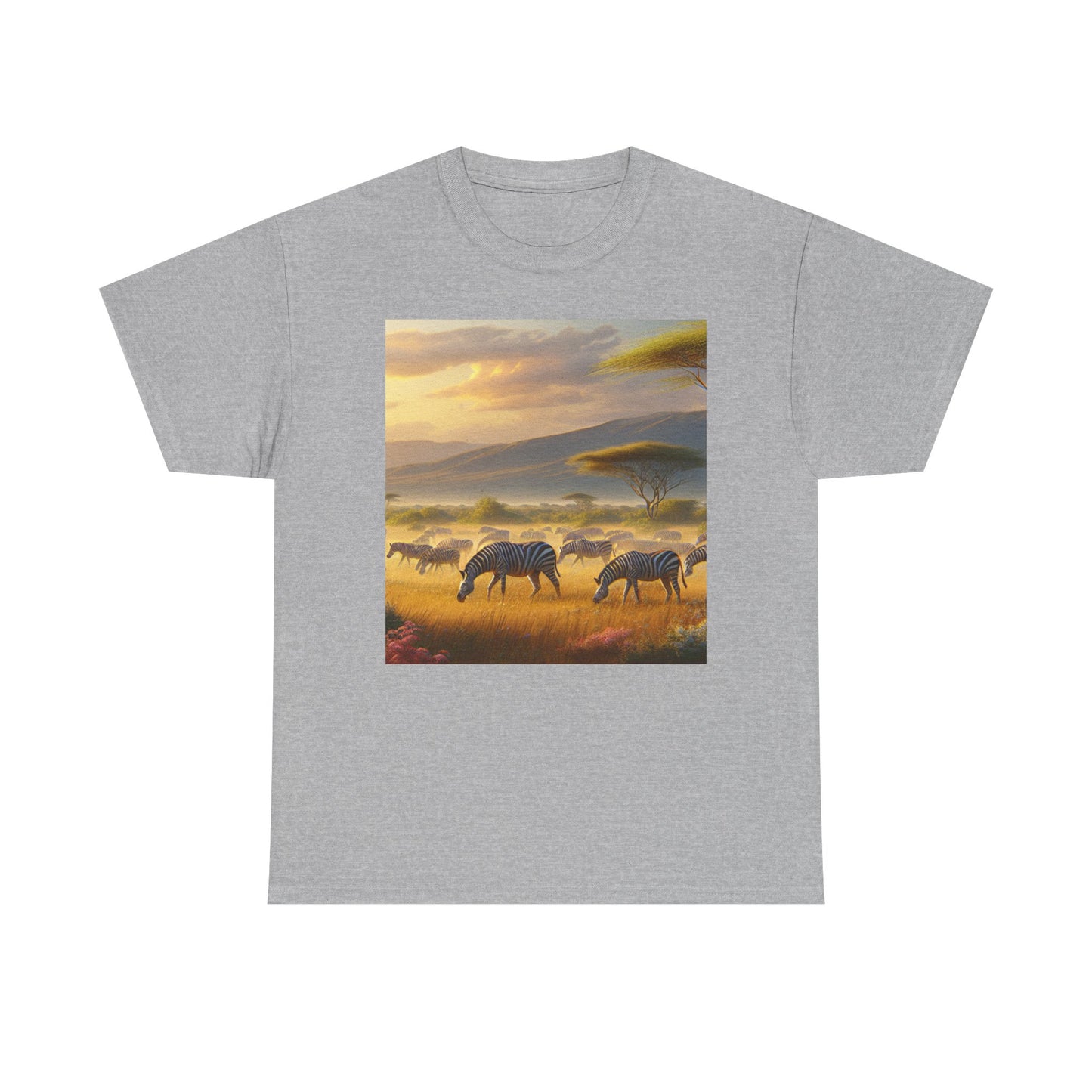 Zebras Women's Heavy Cotton Tee