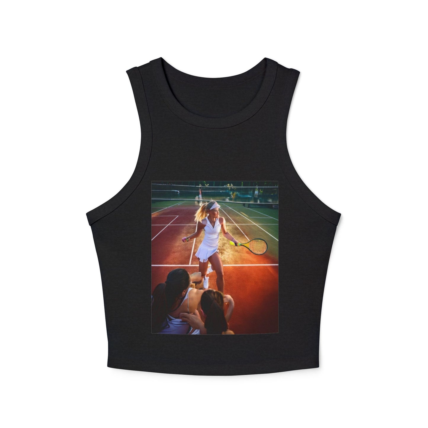 Tennis Women's Micro Rib Racer Tank Top