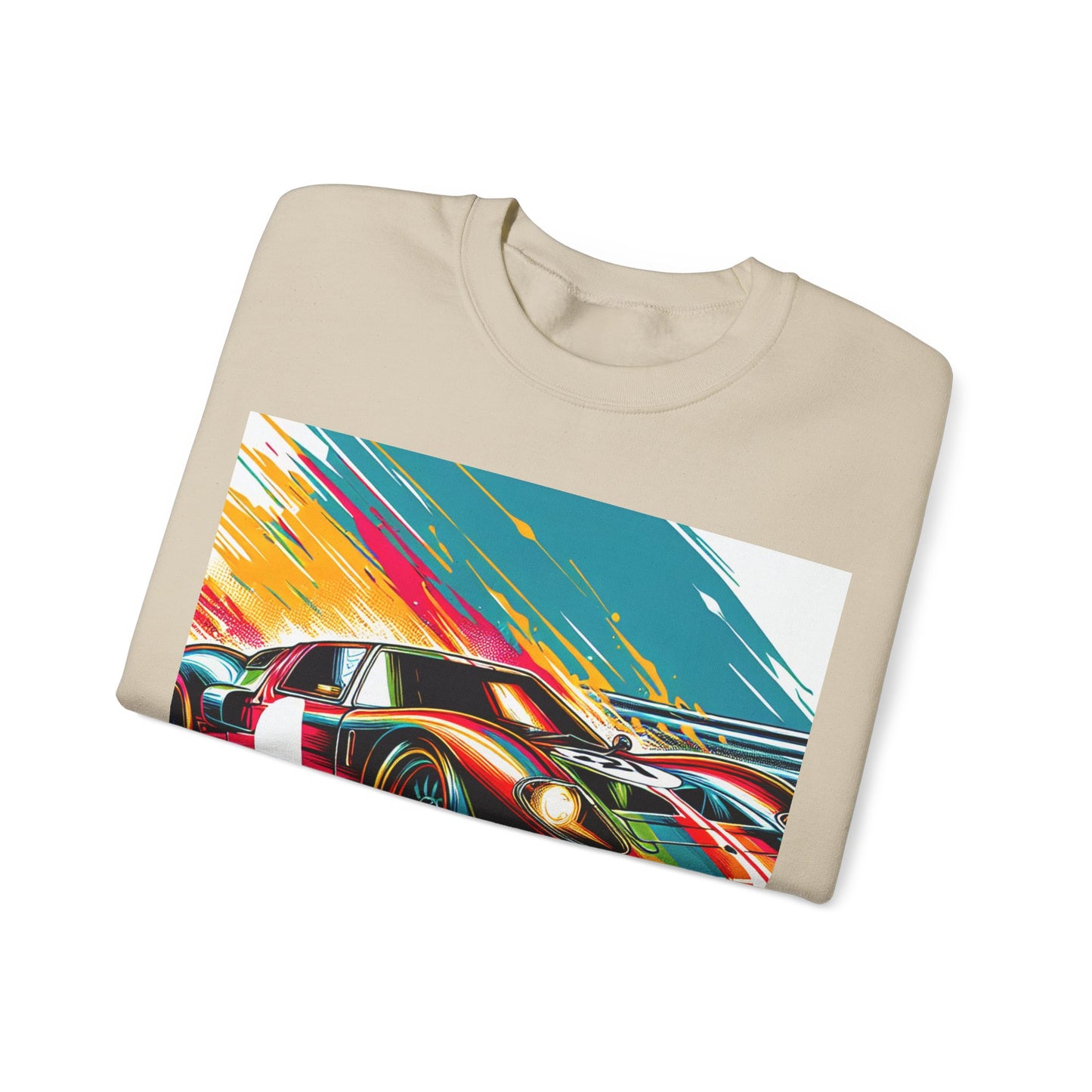 Race Car Crewneck Sweatshirt | Racing Apparel, Unisex Sweatshirt, Nascar Gift, Motorsports Clothing, Car Enthusiasts Sweatshirt