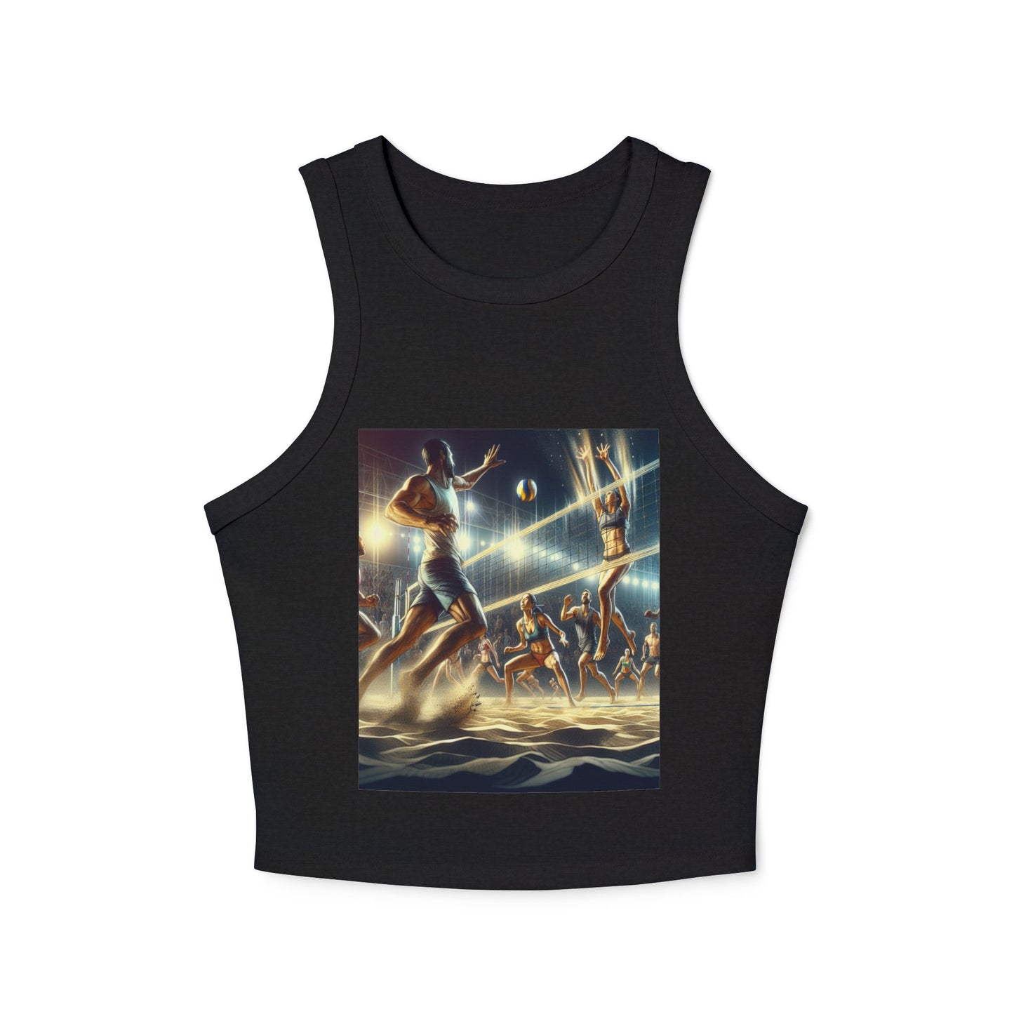 Volleyball Women's Micro Rib Racer Tank Top