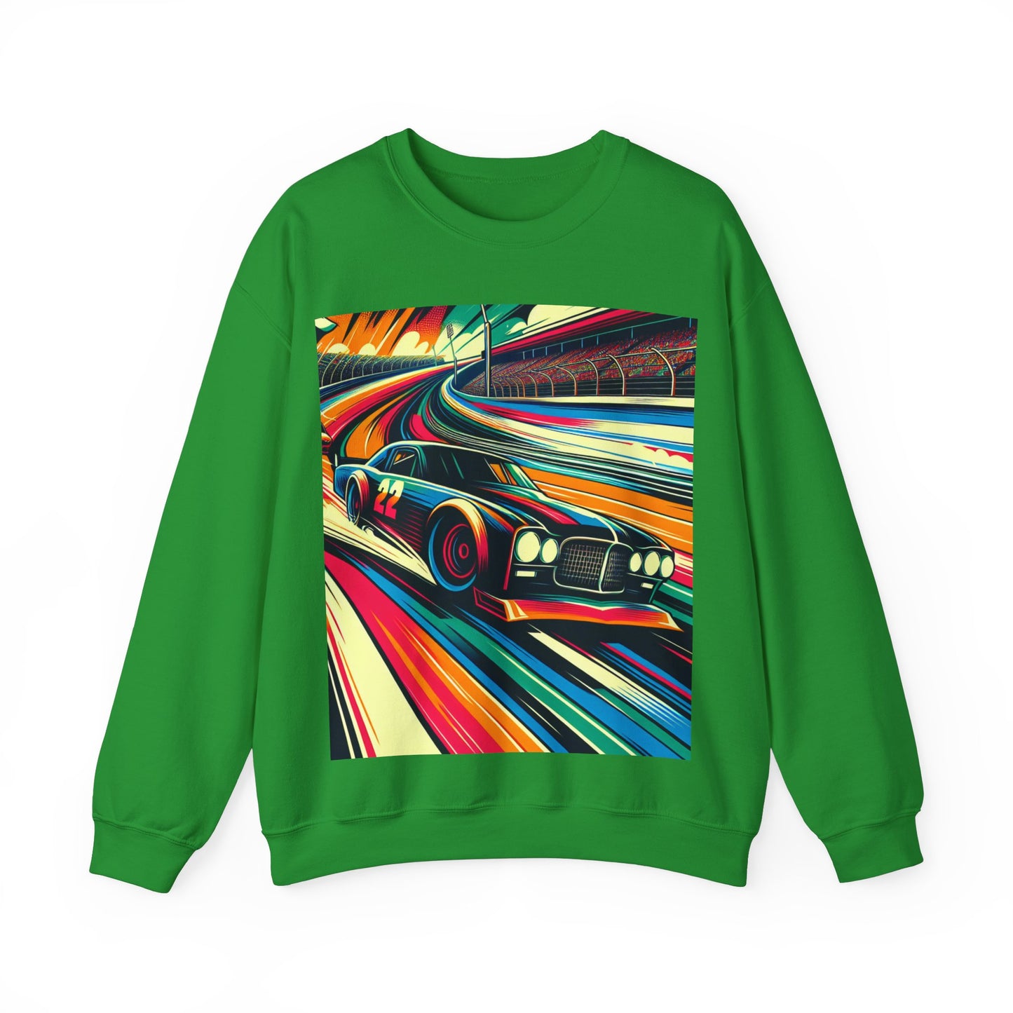 Race Car Crewneck Sweatshirt | Racing Apparel, Unisex Sweatshirt, NASCAR Gift, Motorsports Clothing, Car Enthusiasts Sweatshirt