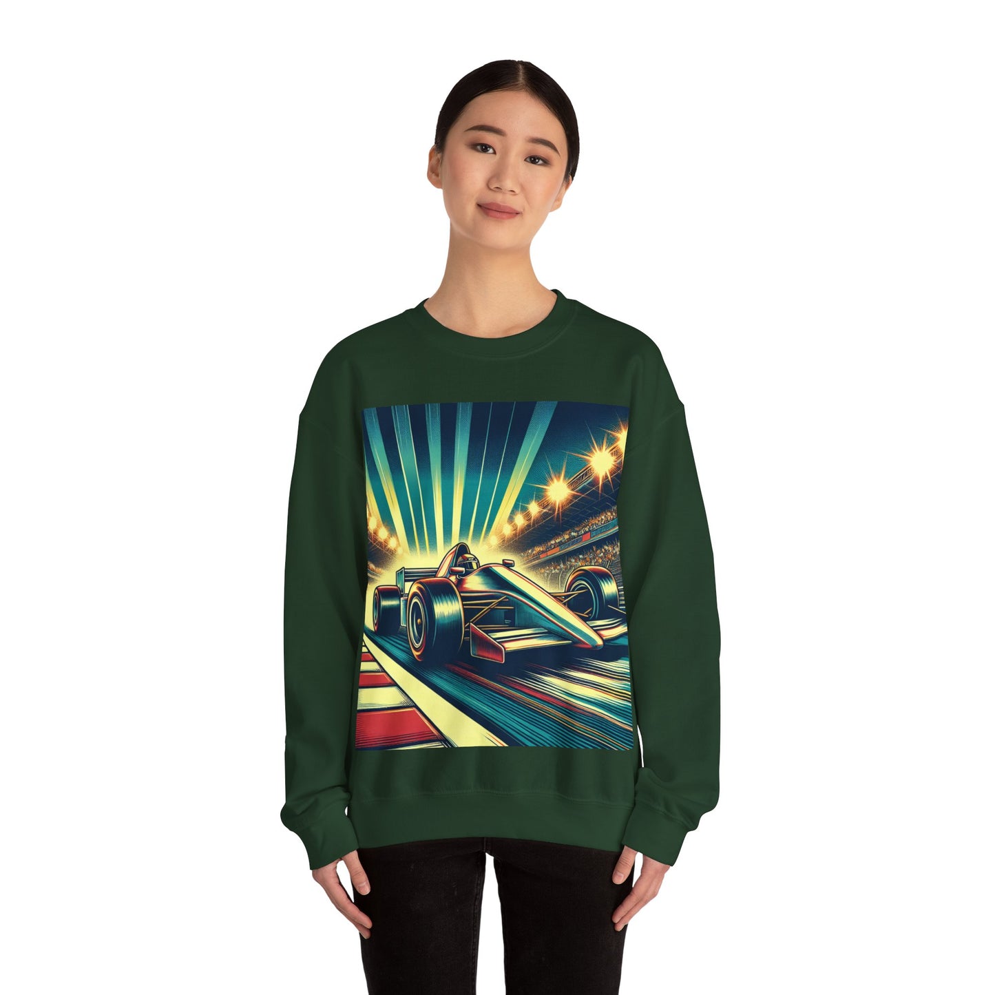 Race Car Crewneck Sweatshirt | Racing Apparel, Unisex Sweatshirt, F1 Gift, Motorsports Clothing, Car Enthusiasts Sweatshirt