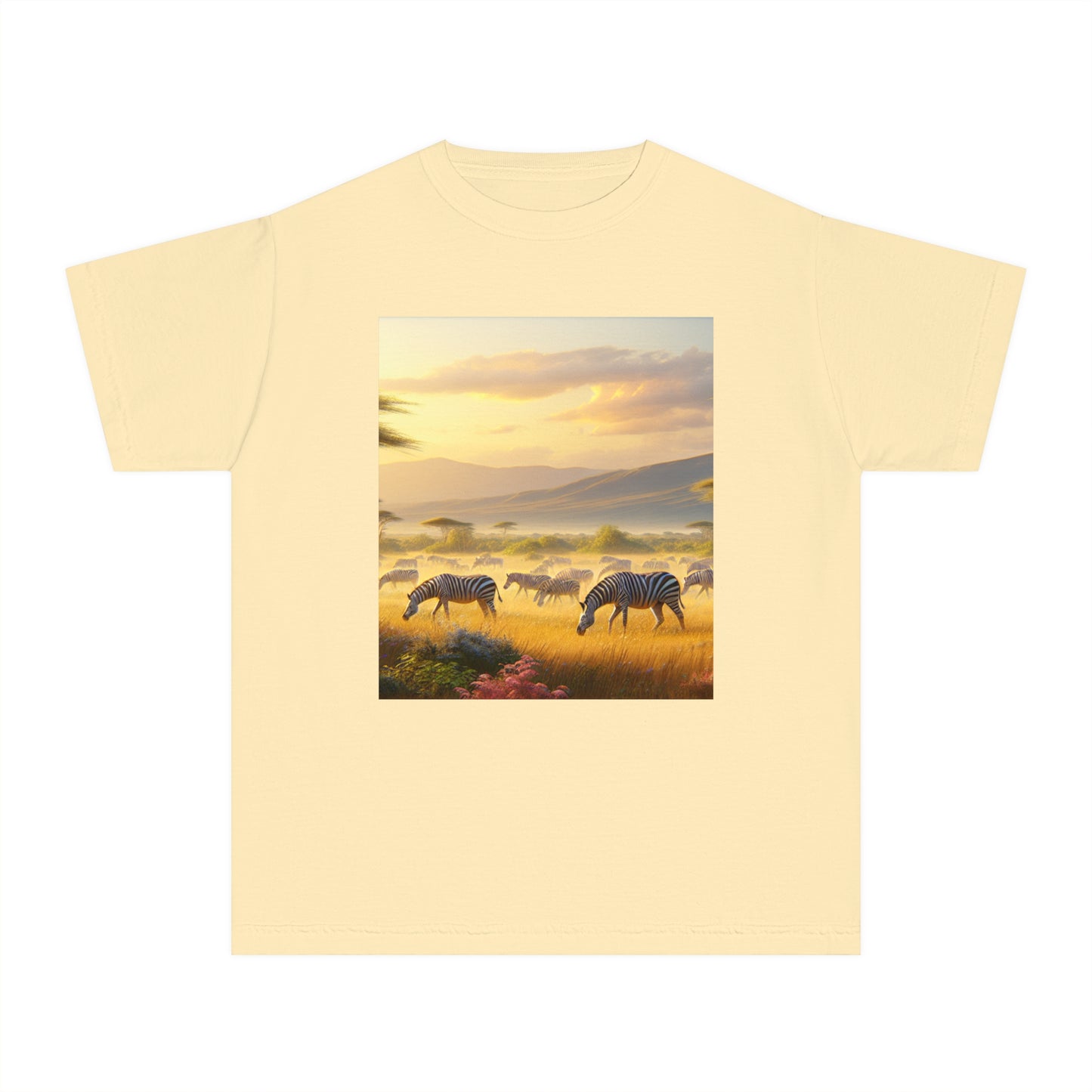 Zebras Youth Midweight Tee