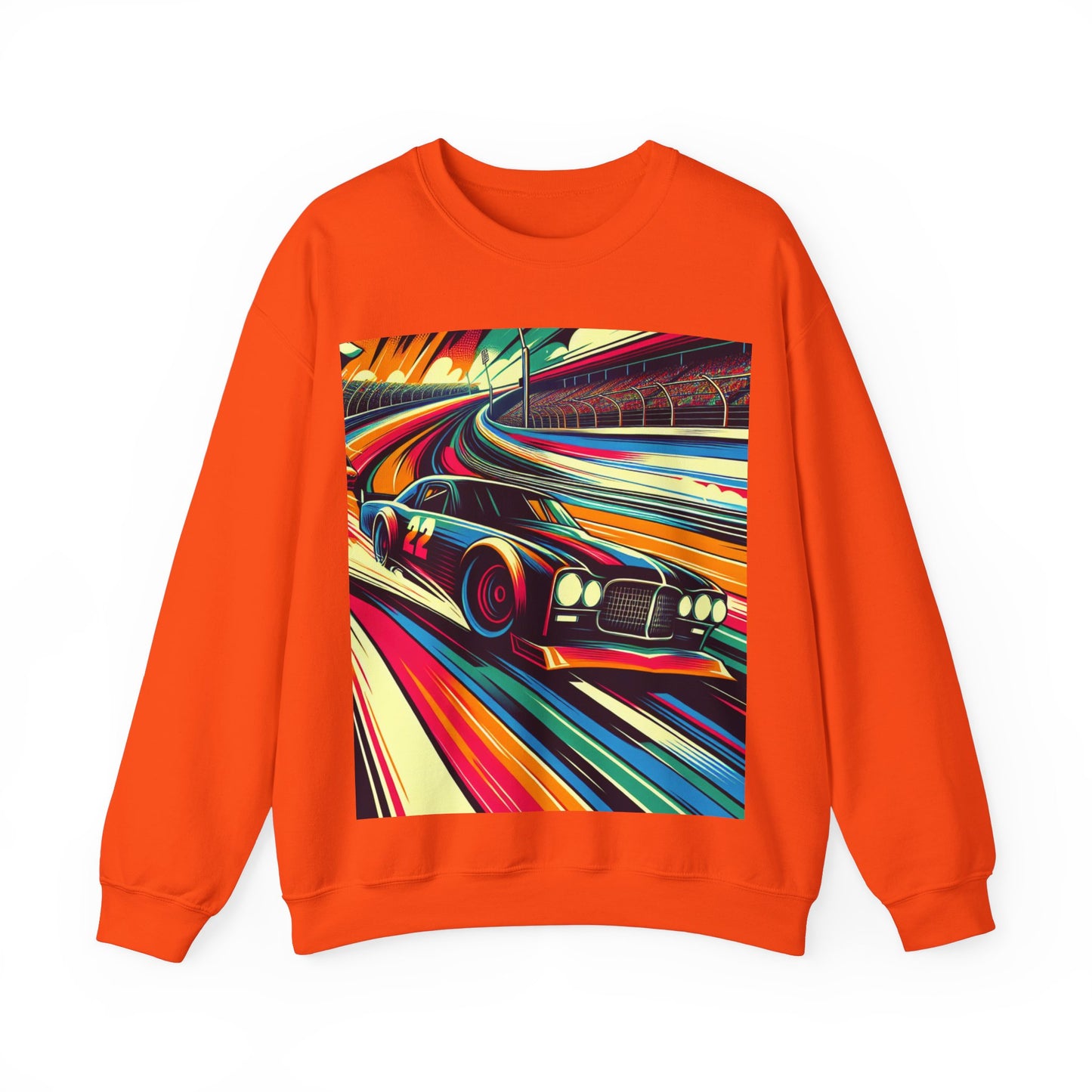 Race Car Crewneck Sweatshirt | Racing Apparel, Unisex Sweatshirt, NASCAR Gift, Motorsports Clothing, Car Enthusiasts Sweatshirt