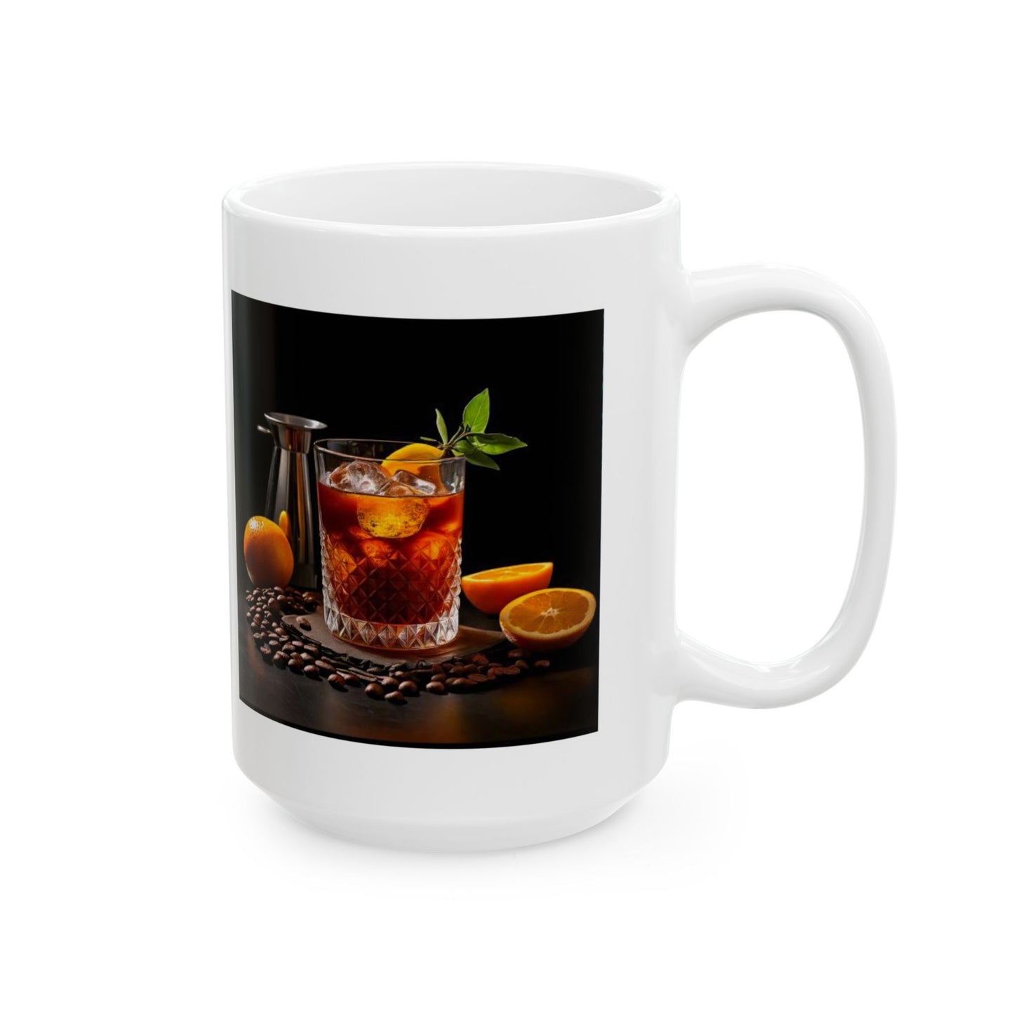 Coffee Negroni Ceramic Recipe Mug