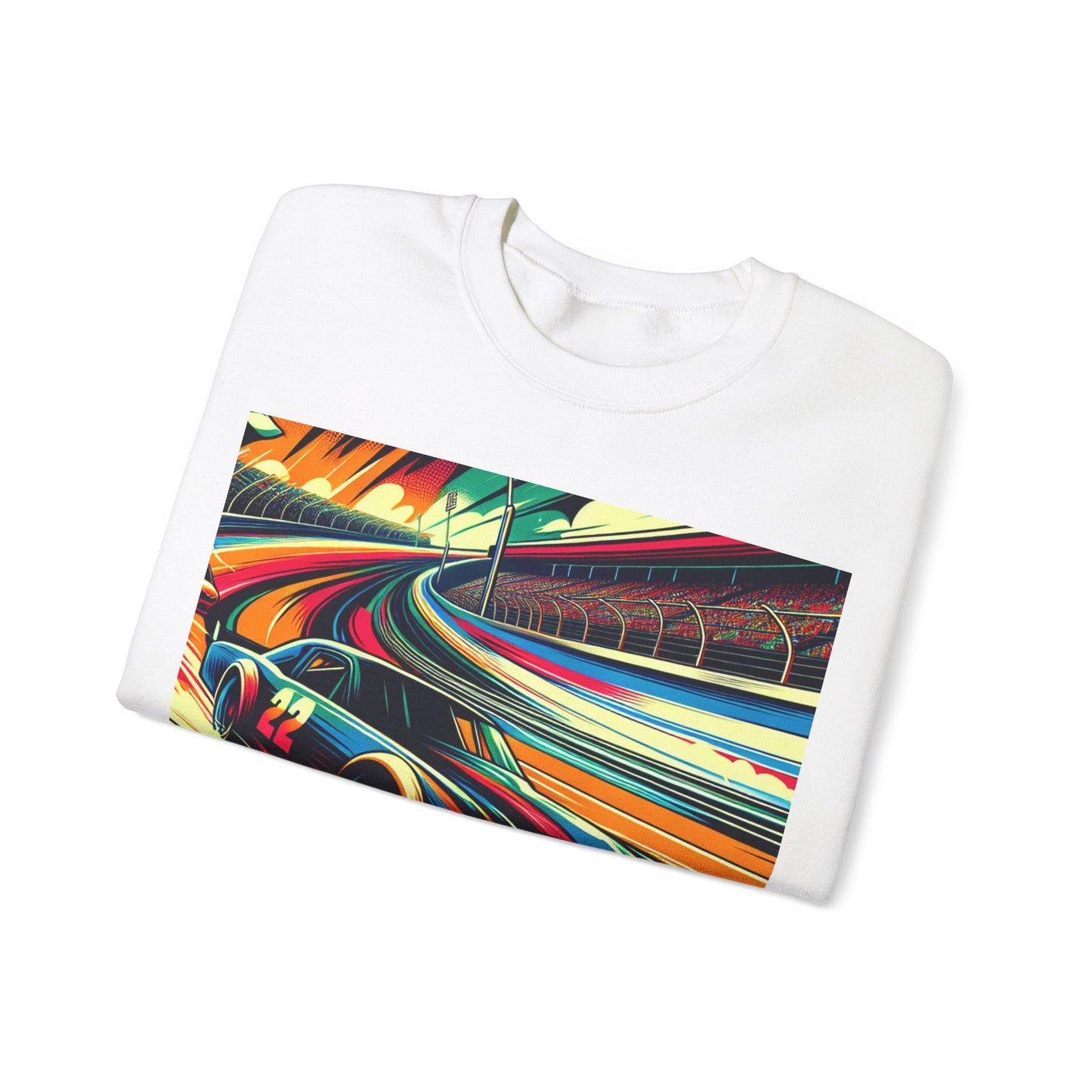 Race Car Crewneck Sweatshirt | Racing Apparel, Unisex Sweatshirt, NASCAR Gift, Motorsports Clothing, Car Enthusiasts Sweatshirt