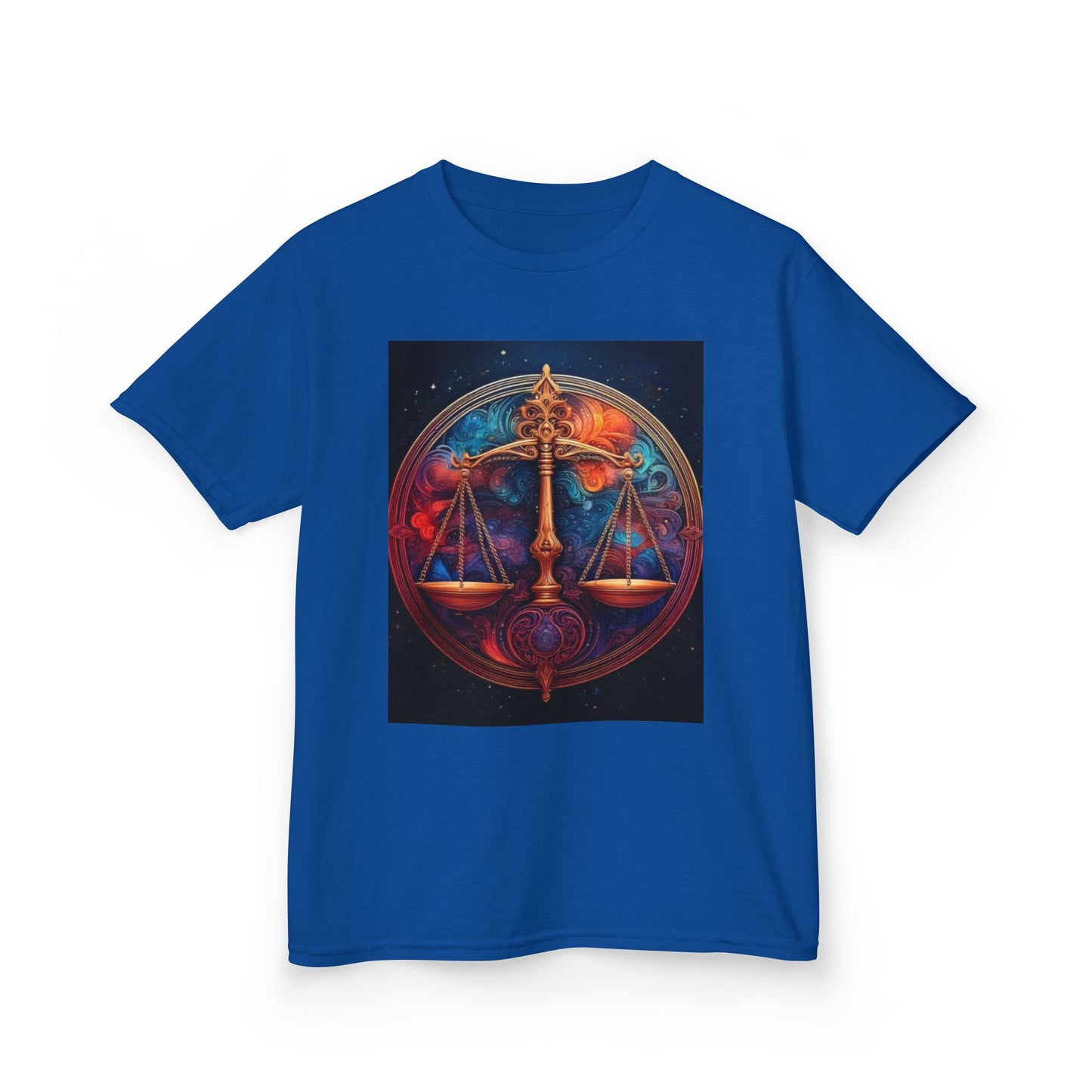 Libra Horoscope Kids Tee - Cosmic Zodiac T-Shirt for Astrology Lovers, Birthday Gift, Everyday Wear, Reference Guide, Unique Design