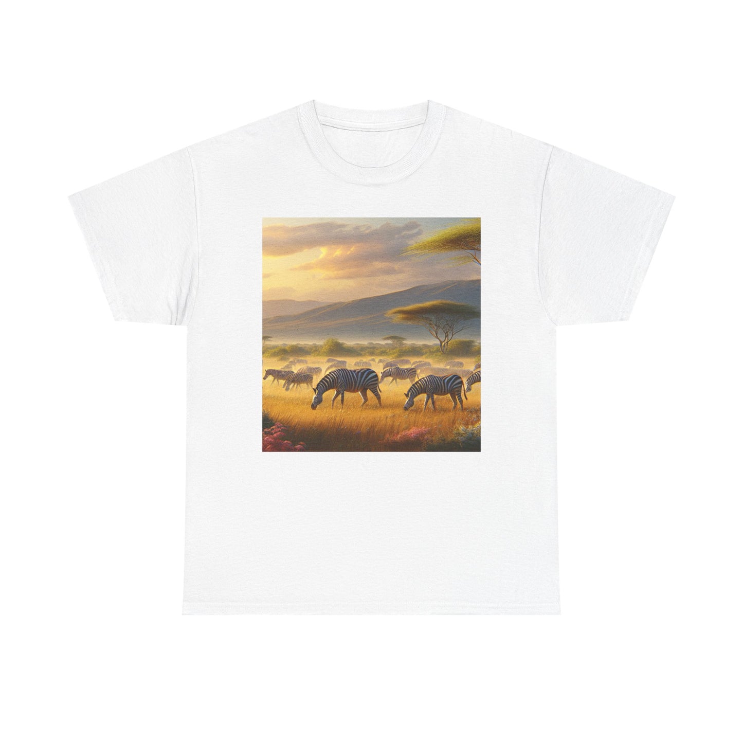 Zebras Women's Heavy Cotton Tee
