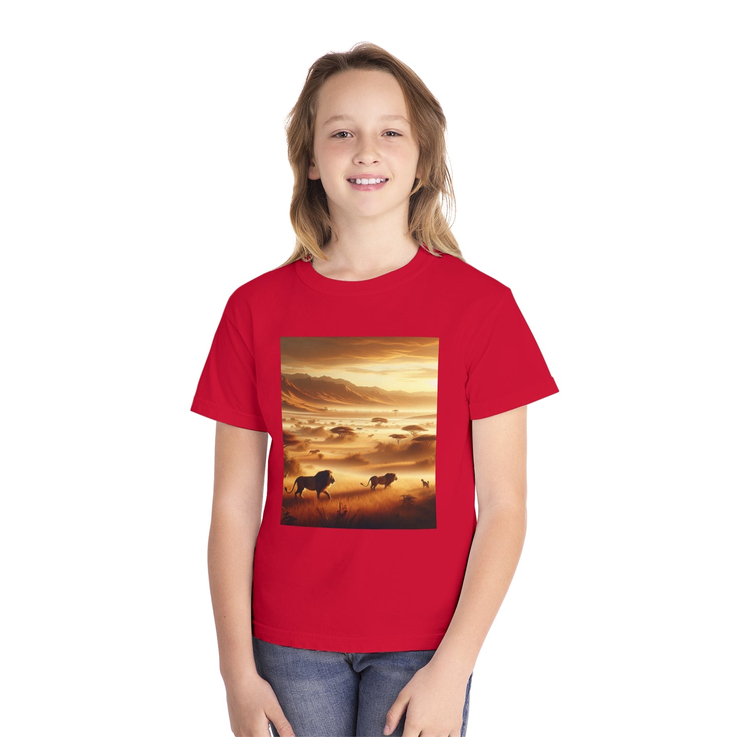 Lions Youth Midweight Tee
