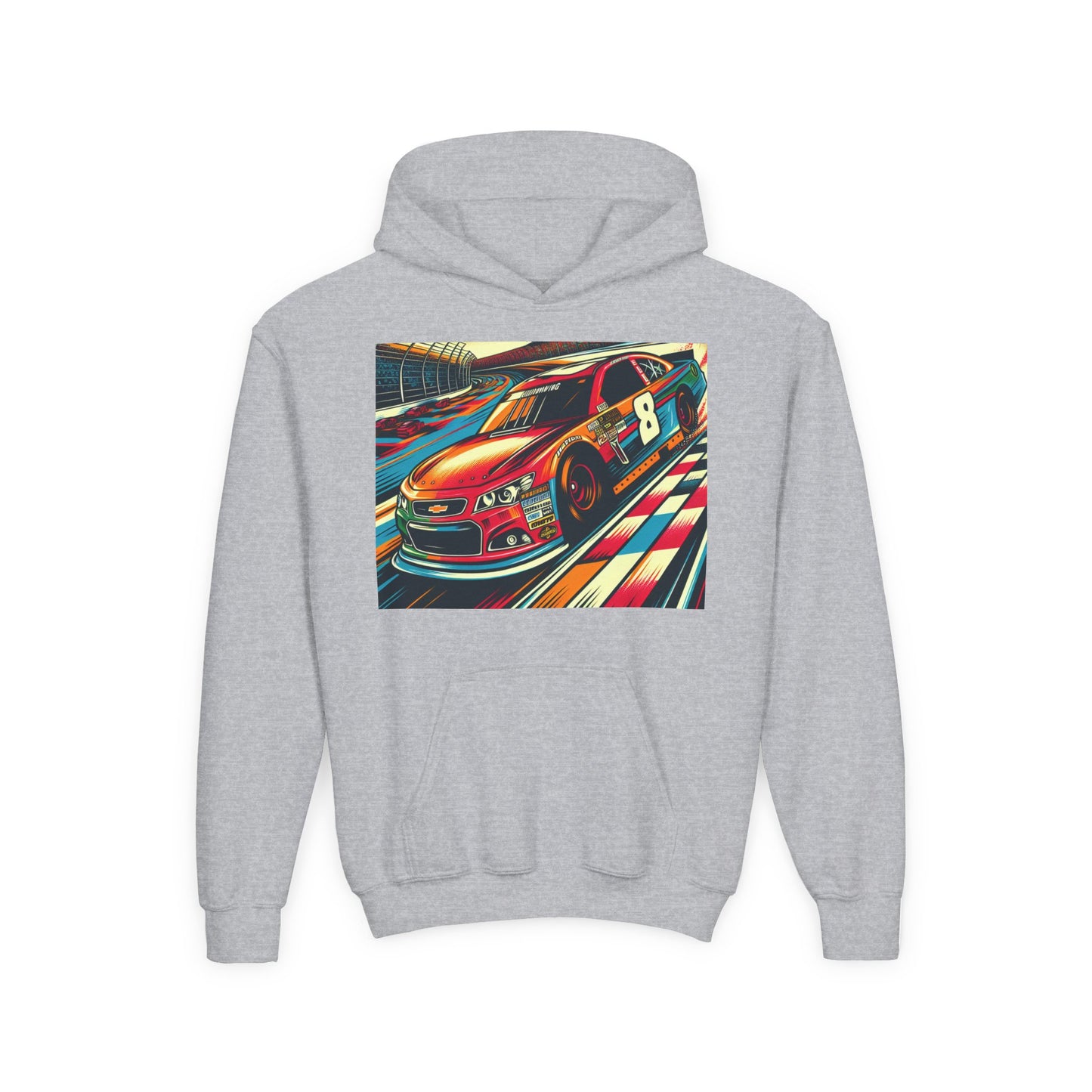 Nascar 8 Youth Hoodie - Heavy Blend Sweatshirt
