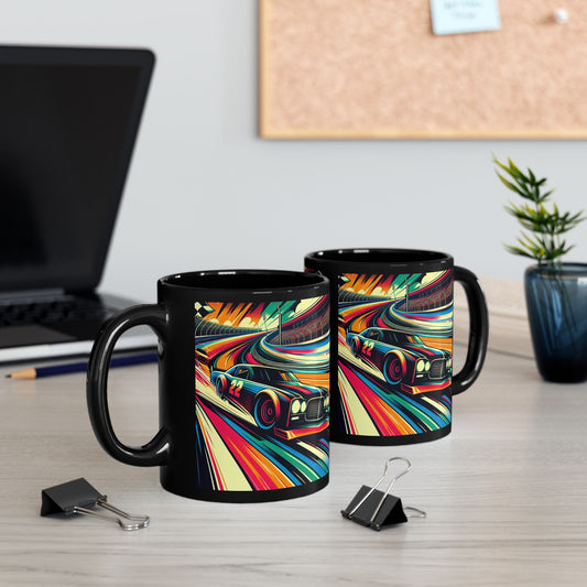 Racing Enthusiast Mug | Vibrant NASCAR Design | Perfect Gift for Car Lovers, Motorsport Decor, Father's Day, Birthday